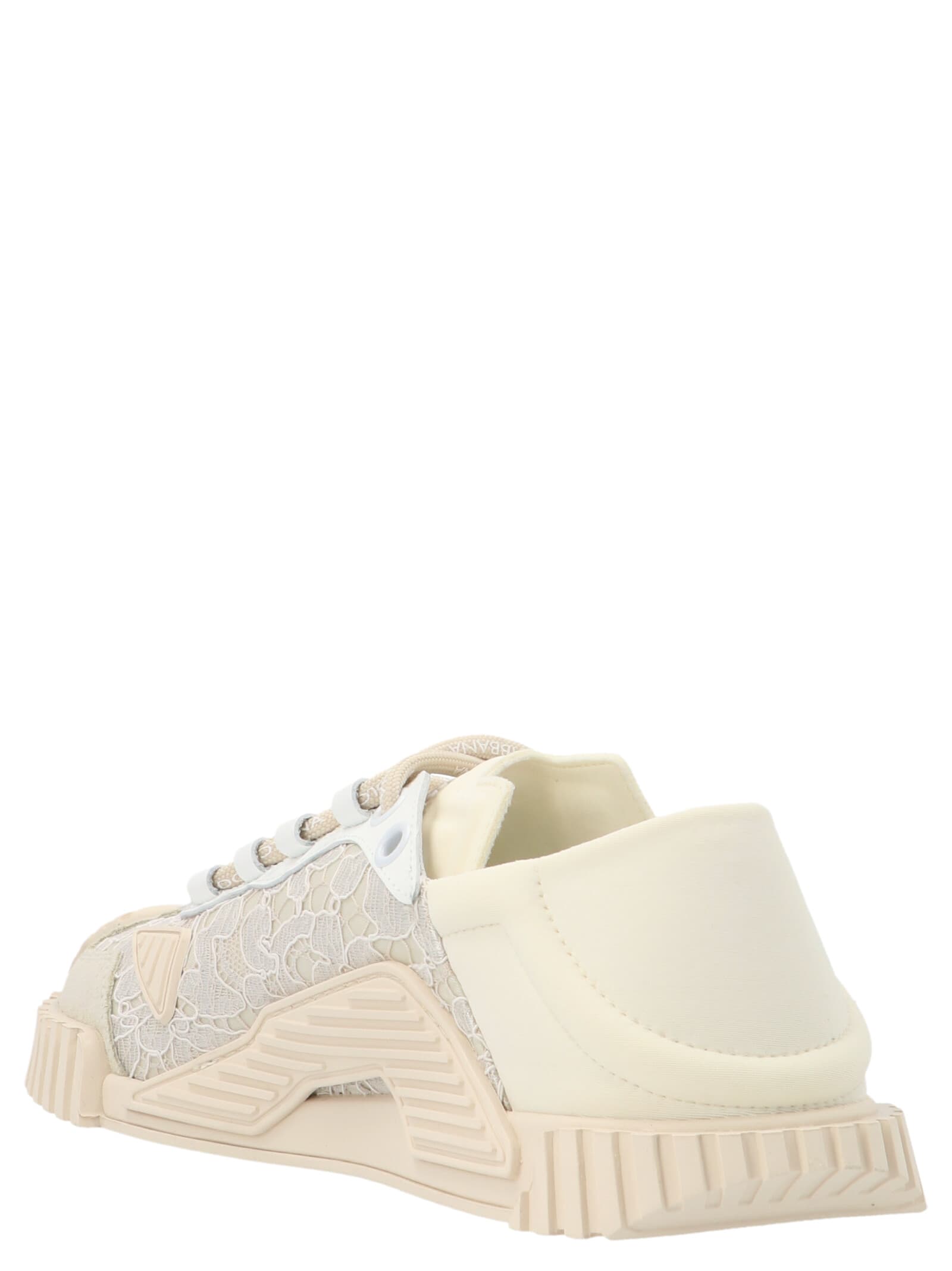 スニーカー Dolce & Gabbana FW25 Lace sneakers (CK1837AX372 80005) Mixed-materials NS1 slip-on sneakers in Grey for Women