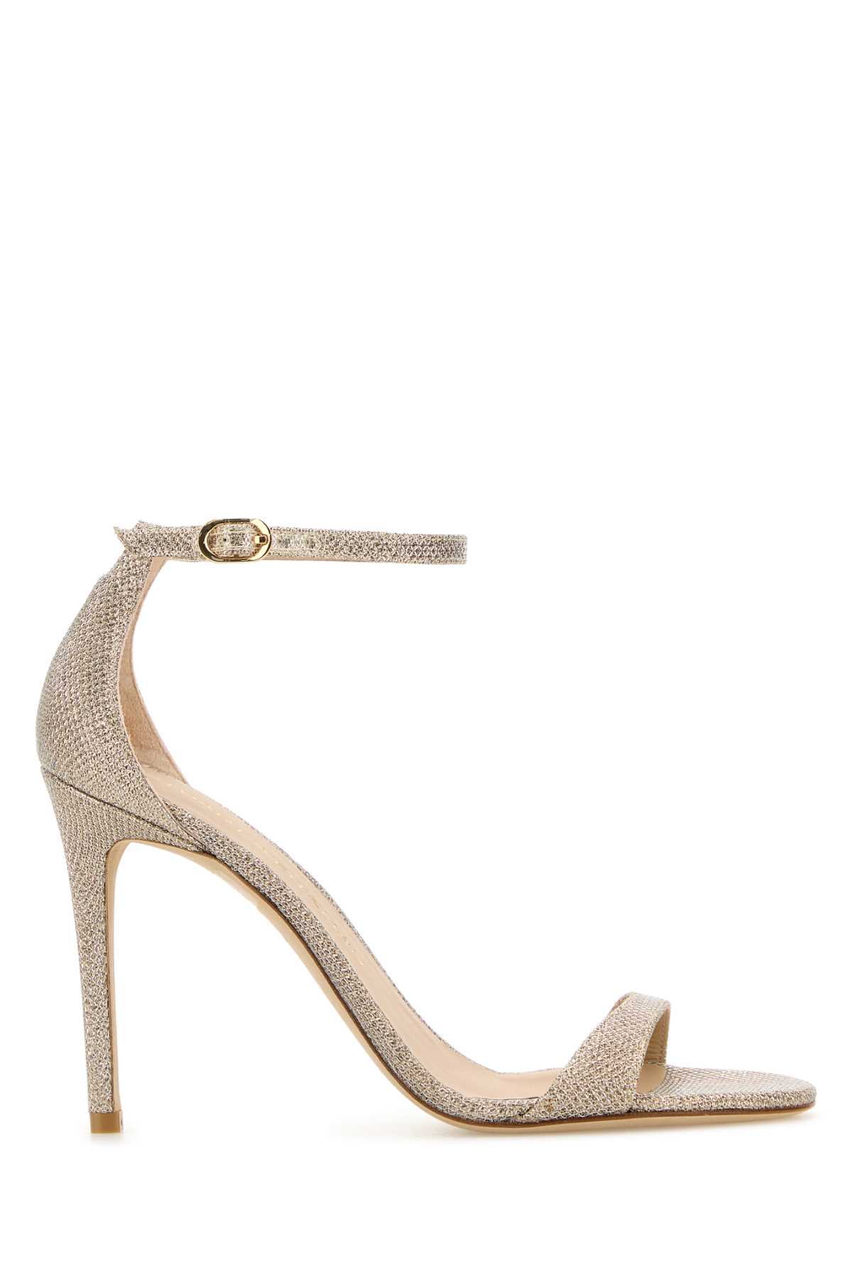 サンダル・ミュール Stuart Weitzman Silver fabric Nudist II sandals Stuart Weitzman Silver Fabric Nudist Ii Sandals | italist