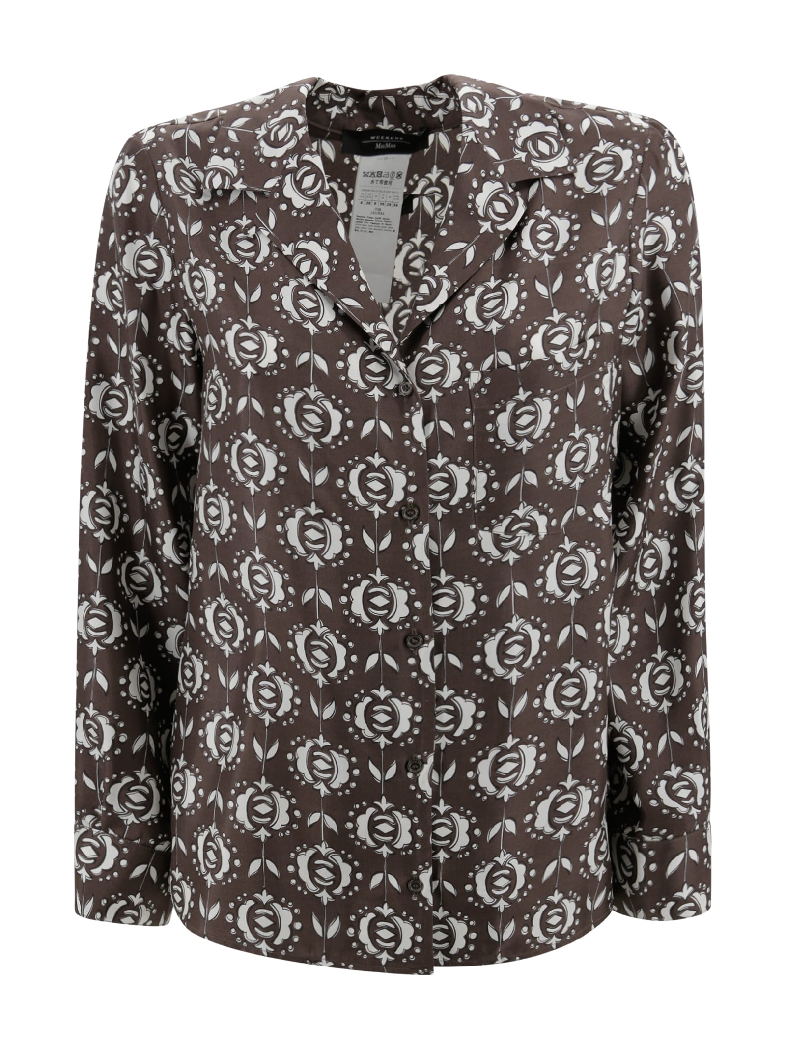 Weekend Max Mara Printed Silk Oncia Shirt | italist, ALWAYS