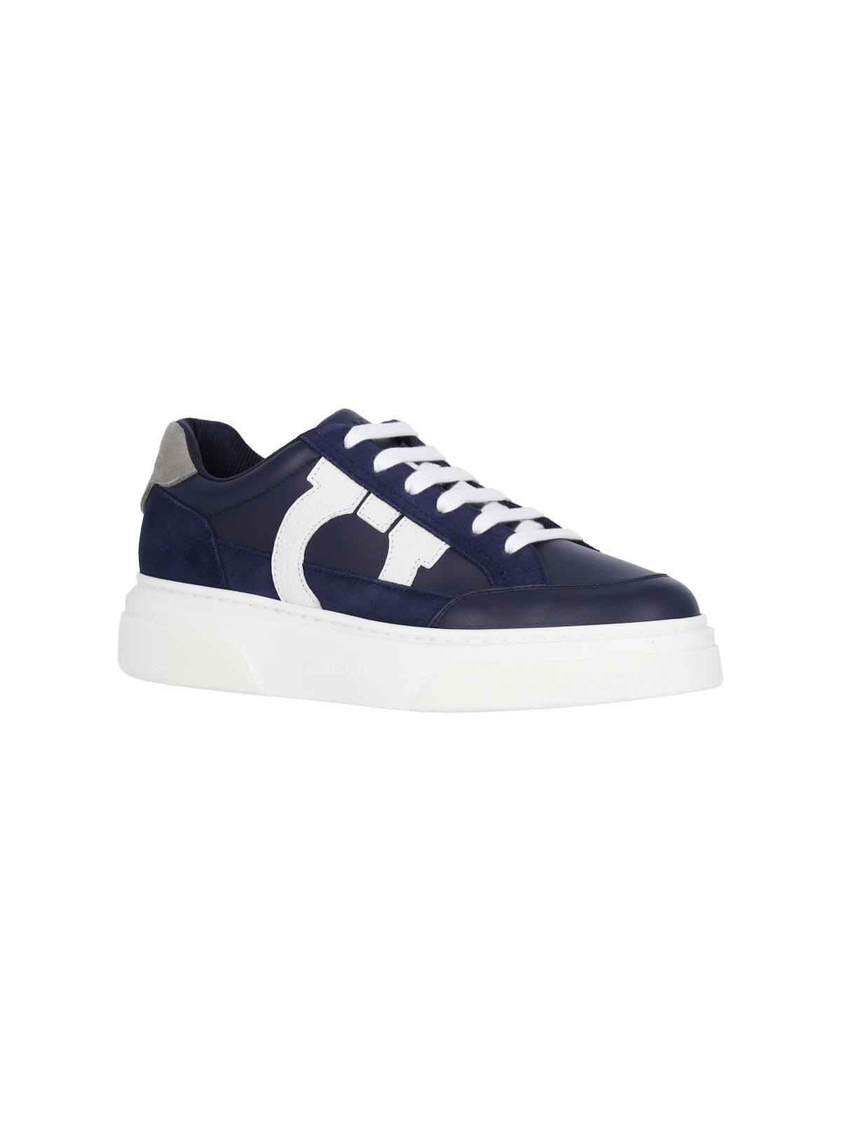 【送料&関税込】Ferragamo gancini Low-top Sneakers Low top sneaker with Gancini ornament - Men | Ferragamo