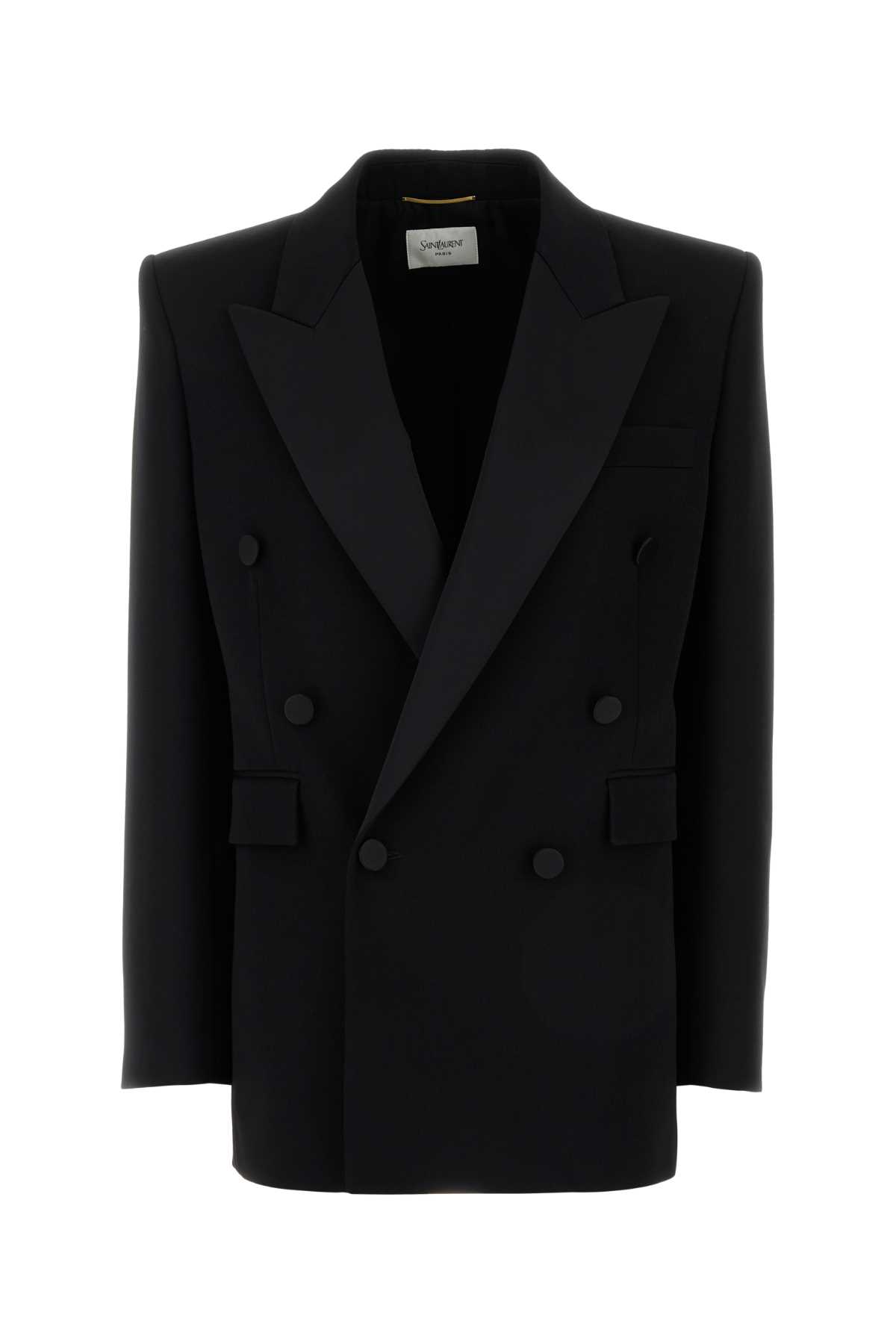 ssstein / シュタイン】W/SI SATIN ZIP UP SHORT JACKET - BLACK