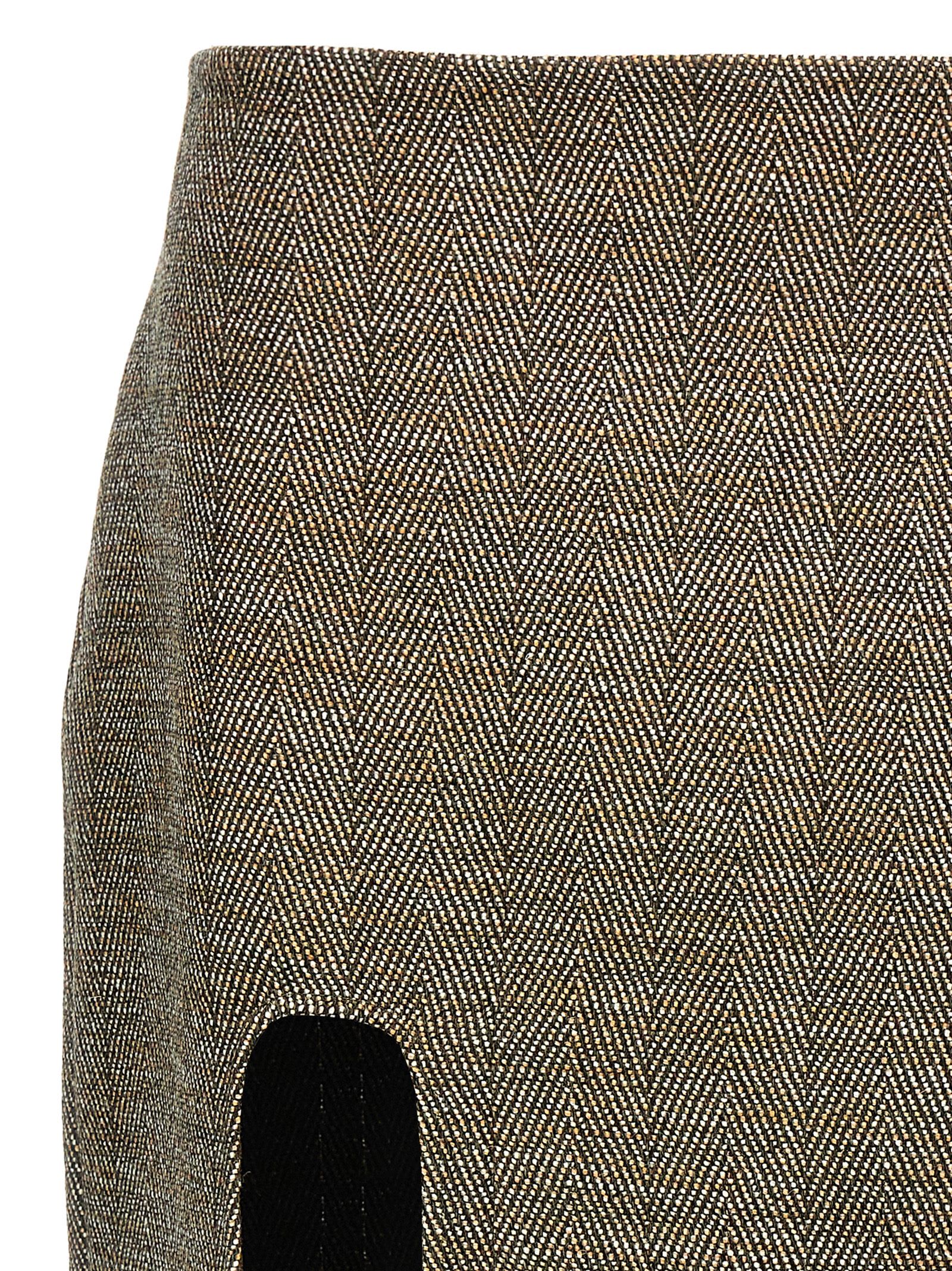 スカート Stella McCartney FW24 Slit tweed skirt (6301203EJ701 2744) Stella McCartney Slit Tweed Skirt | italist