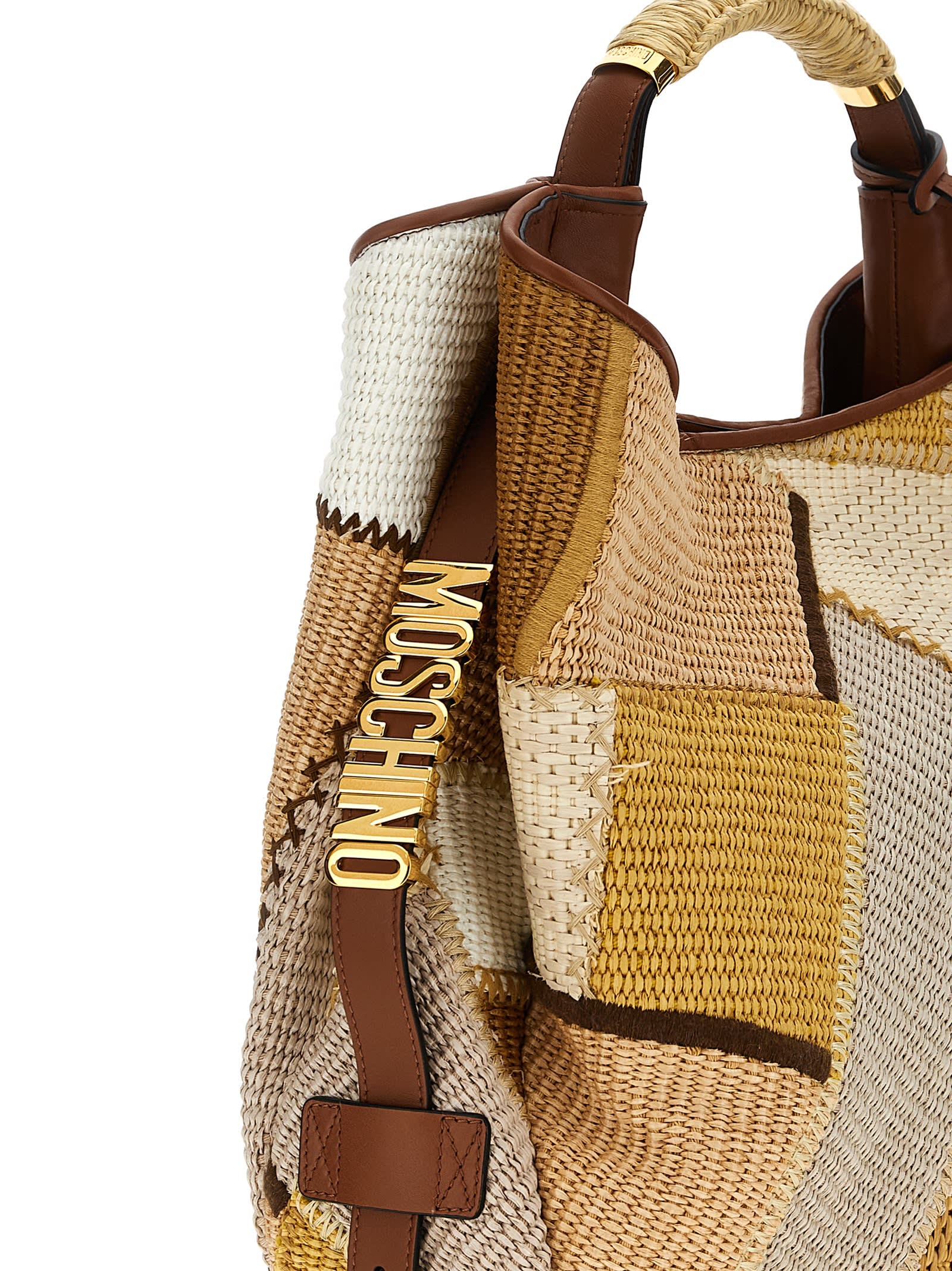 【関税＆送料込み】Moschino 'Handle Me' Handbag Moschino Handle Me Leather Bag | Saks Fifth Avenue
