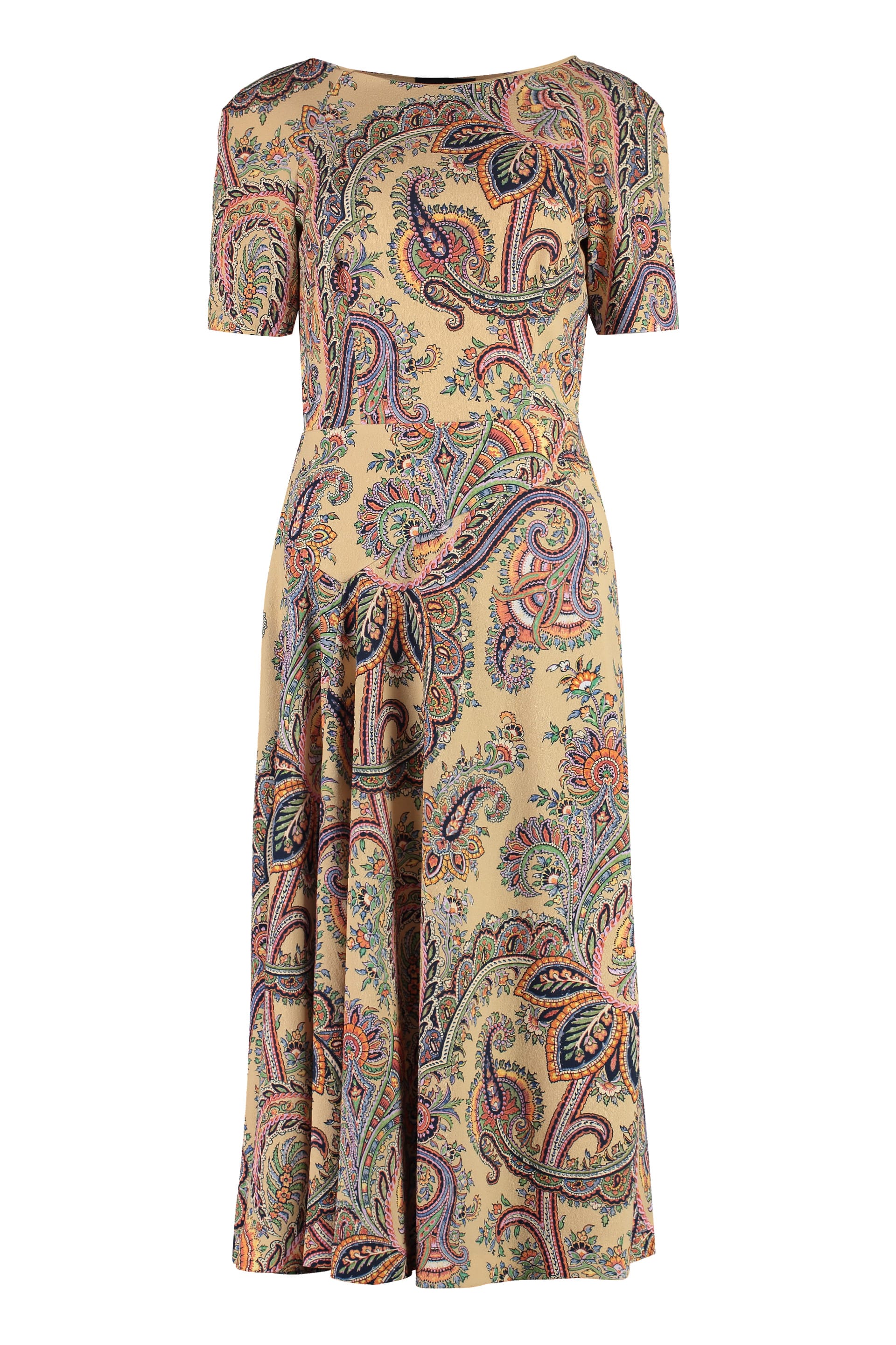 paisley print dress