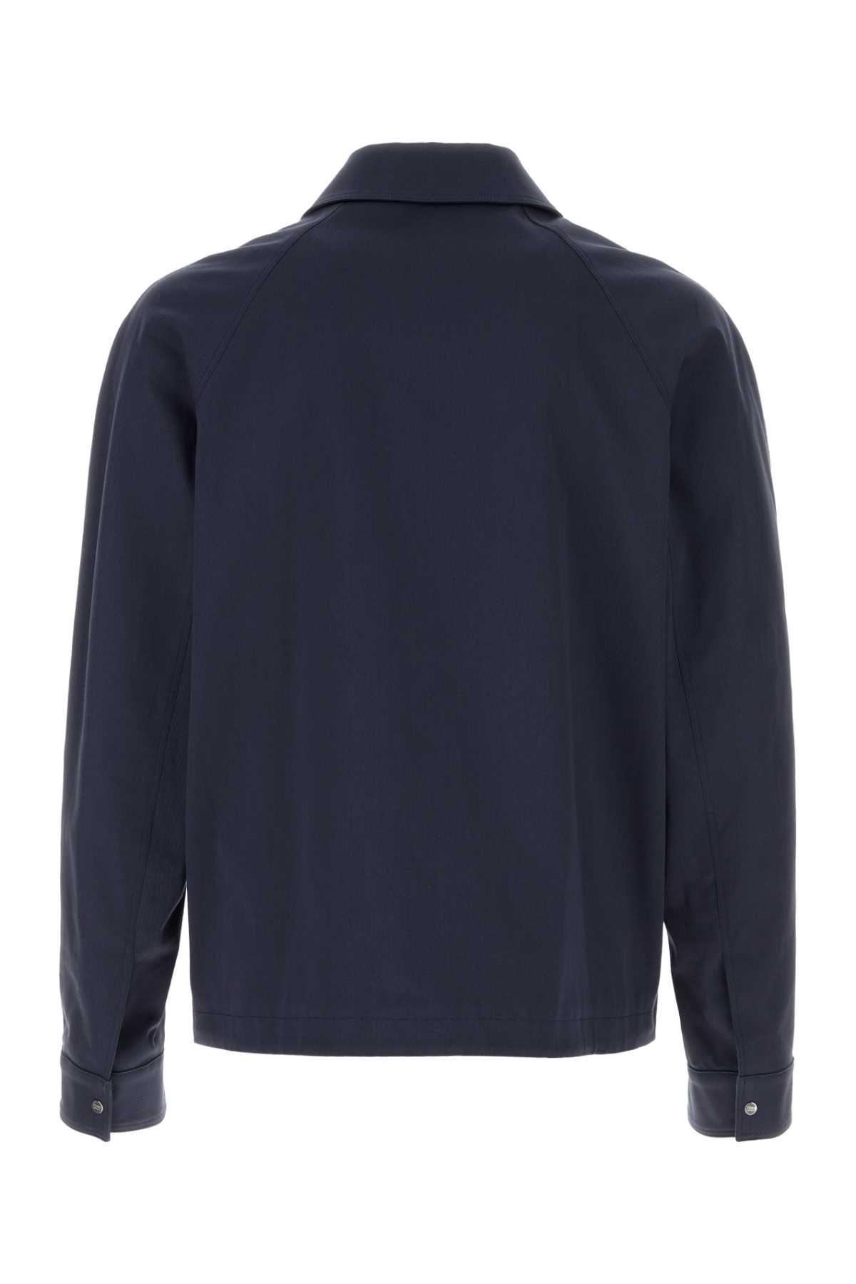 ジャケット FENDI Navy Blue Stretch Cotton Jacket Fendi Navy Blue Stretch Cotton Jacket | italist