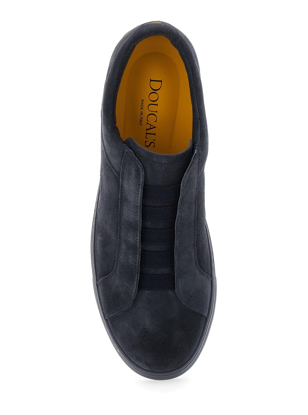 スニーカー DOUCALS 'Roger' Blue Slip-On Sneakers in Suede Man Doucal's 'roger' Blue Slip-on Sneakers In Suede Man