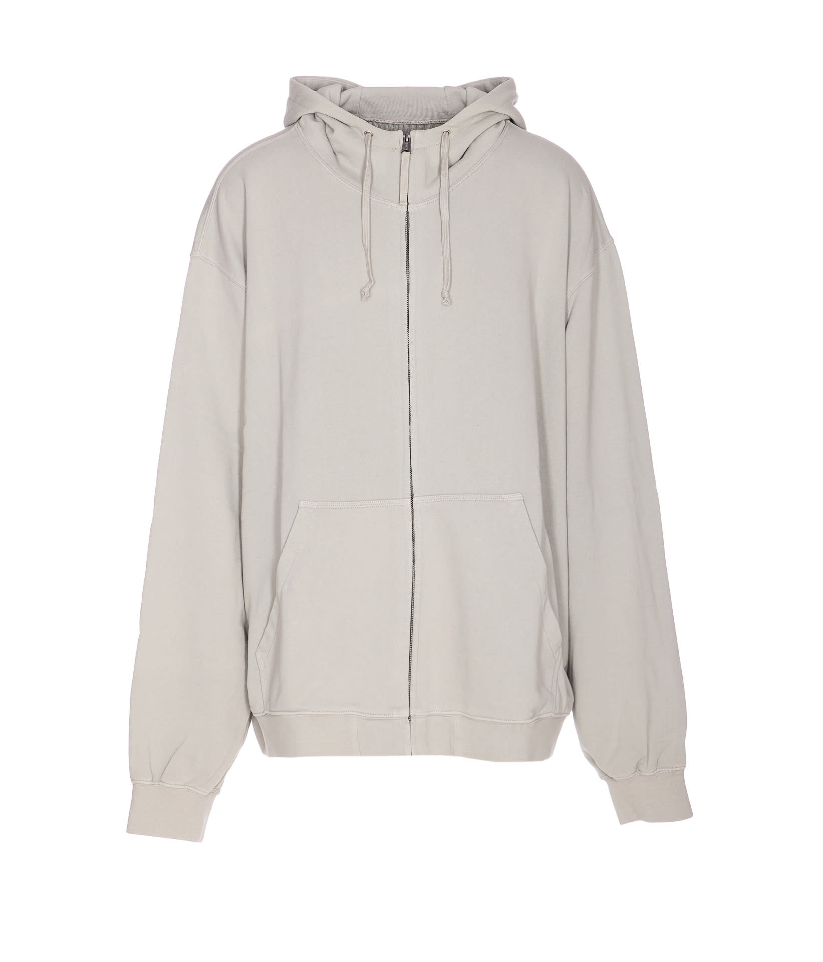 パーカー・フーディ MAISON MARGIELA Men Hoodies S50HG0049M25017 104 WHITE Maison Margiela: White Embroidered Hoodie | SSENSE