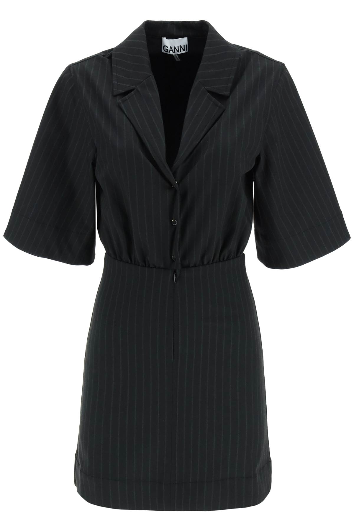 Ganni Pinstripe Mini Dress italist