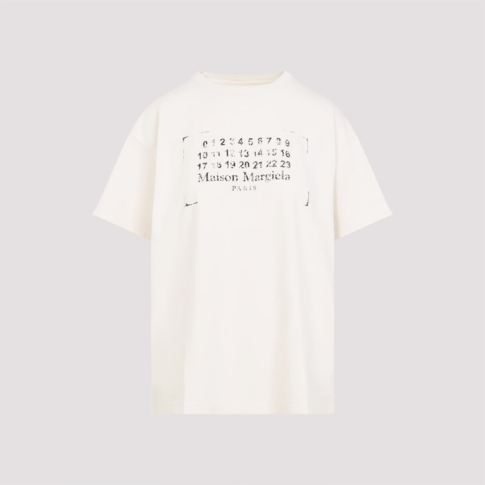 【Maison Margiela】Organic Cotton Short Sleeve T-Shirt New MAISON MARTIN MARGIELA 10 Cotton Short-Sleeve STEREOTYPE