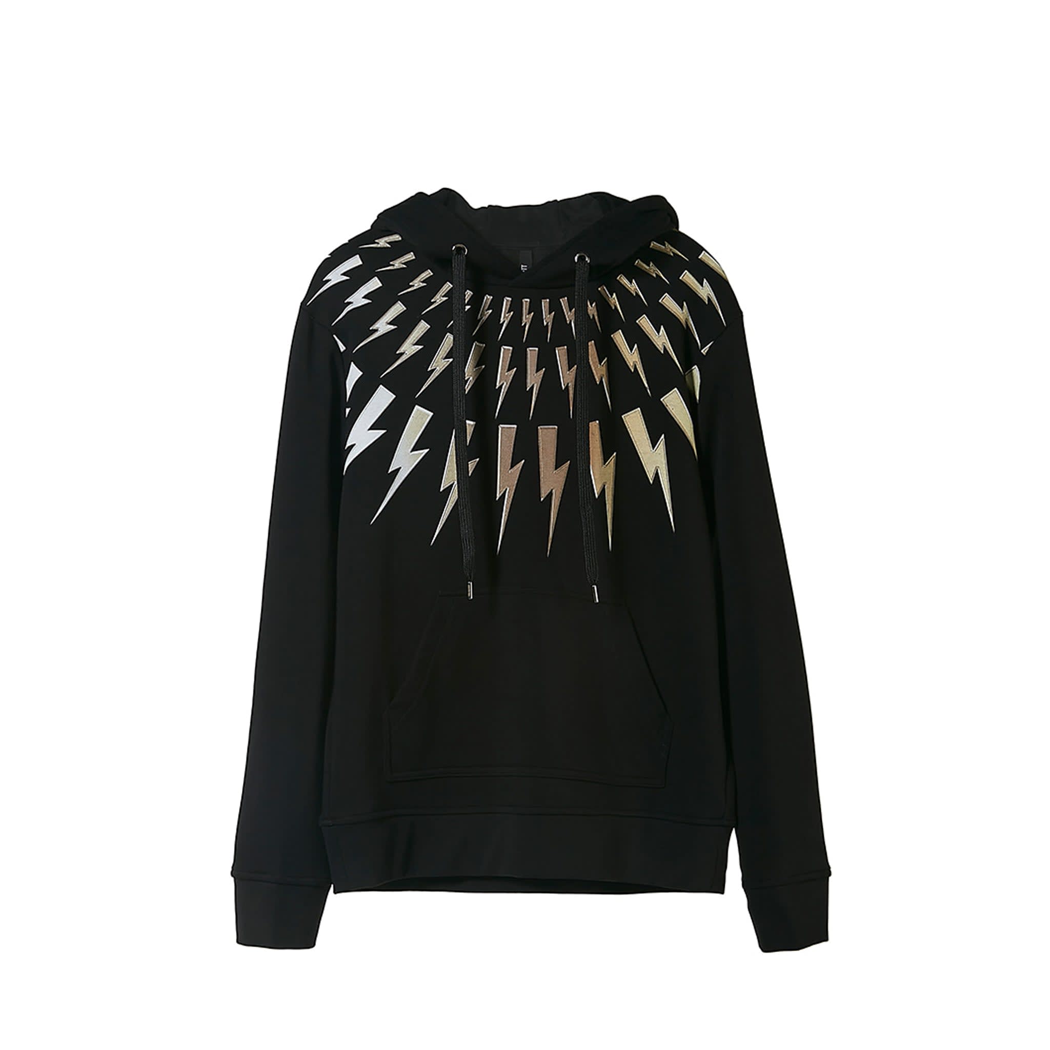 Op5 　『Neil Barrett』　751448D2 Neil Barrett Easy Fit Neoprene Hoodie with Decorative