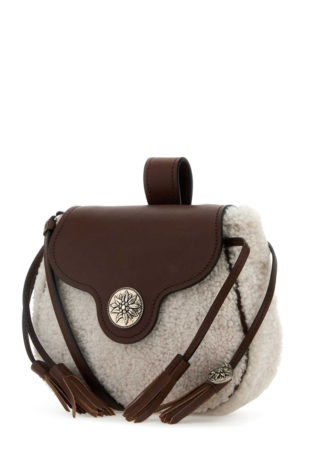 【関税&送料込】Prada Sand Shearling Crossbody Bag Prada Sand shearling crossbody bag - Crossbody Bags