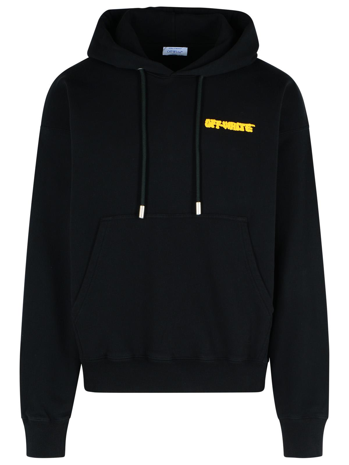 Off-White Black Cotton Sweatshirt | italist