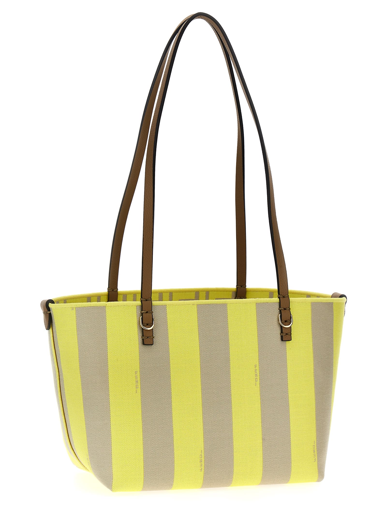 トートバッグ FENDI EMBROIDERED STRAW SMALL ROLL SHOPPING BAG 253346b76d6421dc49432f95b4a725