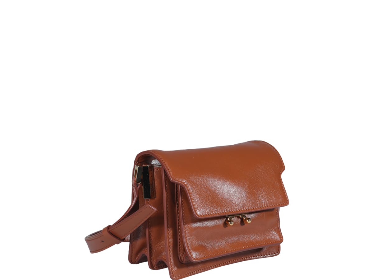 Marni SBMQ0046U1 Mini Trunk Soft Shoulder Bag