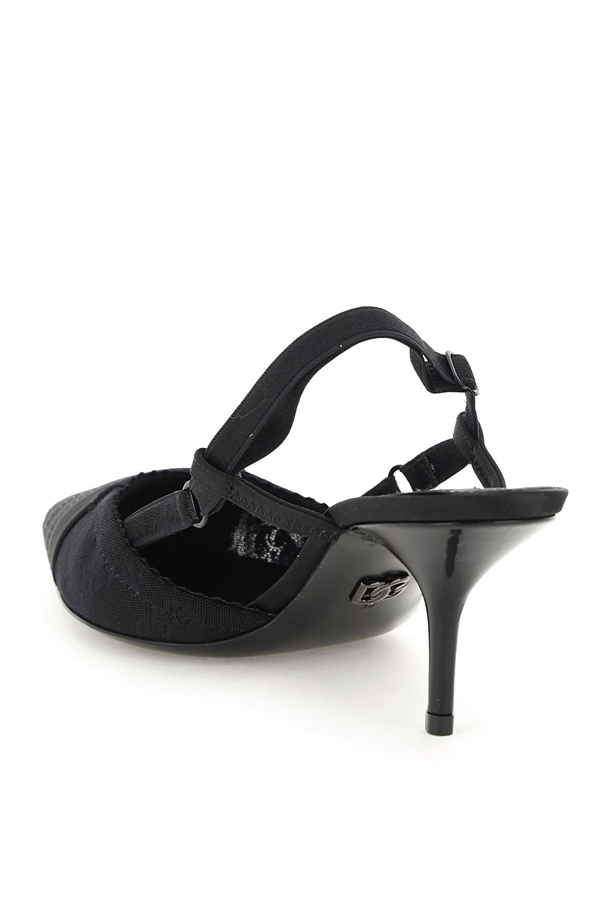 Dolce & Gabbana Corset-style Satin Slingback | italist