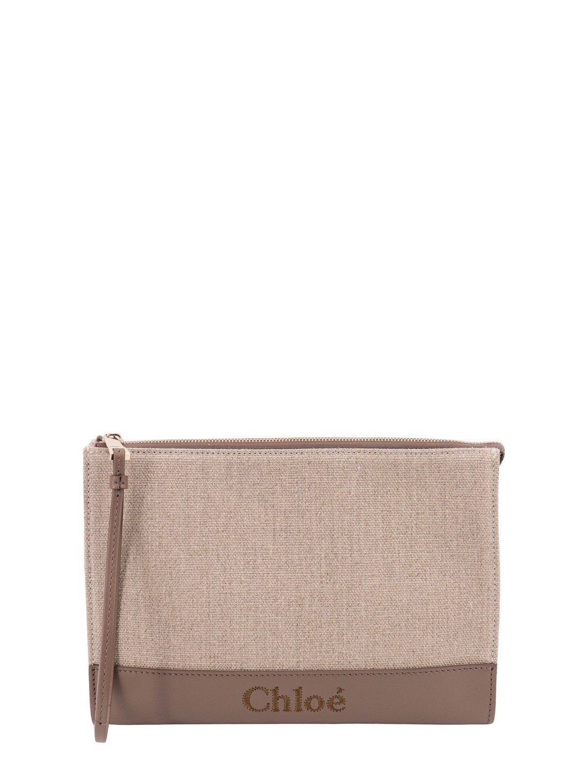 【送料&関税込】ChloAC Two-tone Zipped Clutch Bag Chloé Two-tone Zipped Clutch Bag | italist