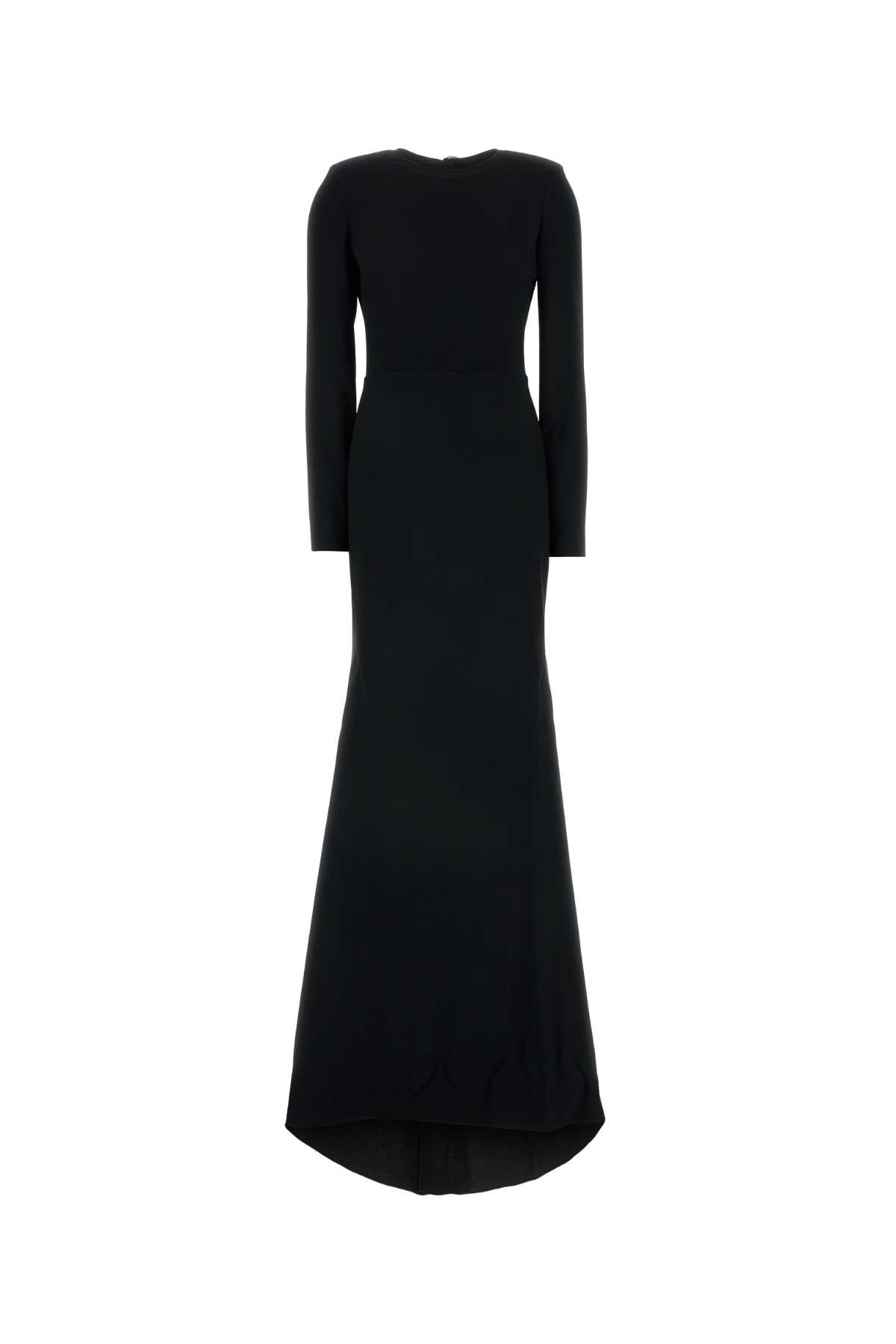 【送料&関税込】Gucci Black Crepe Long Dress Gucci Black Crepe Long Dress | italist