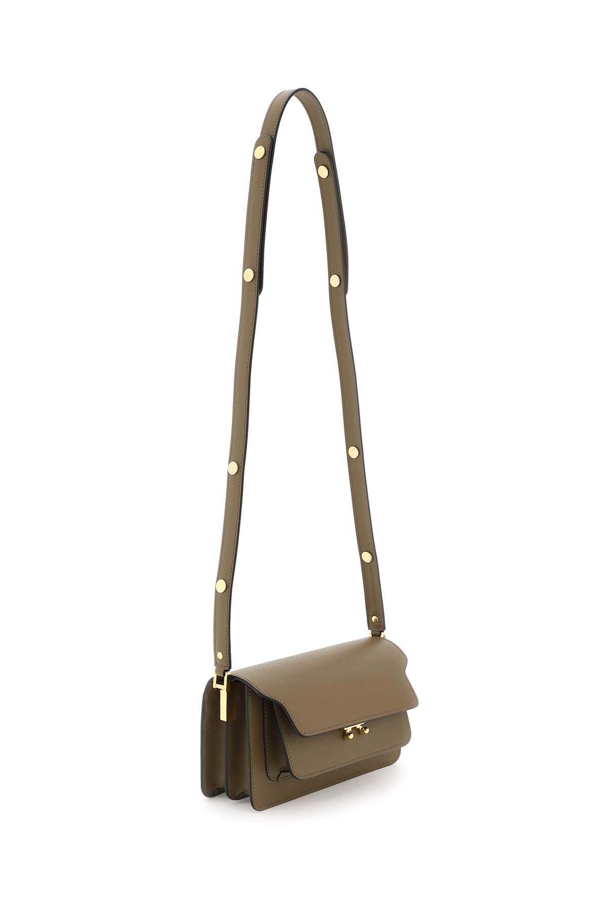 【MARNI】Trunk イースト/ウェスト ショルダーバッグ Marni East/West Trunk Crossbody Bag | Red | FARFETCH JO