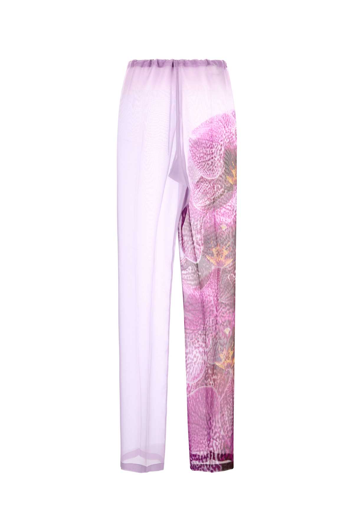 パンツ DRIES VAN NOTEN LILAC CREPE PACHAS PANT Dries Van Noten Lilac Crepe Pachas Pant | italist