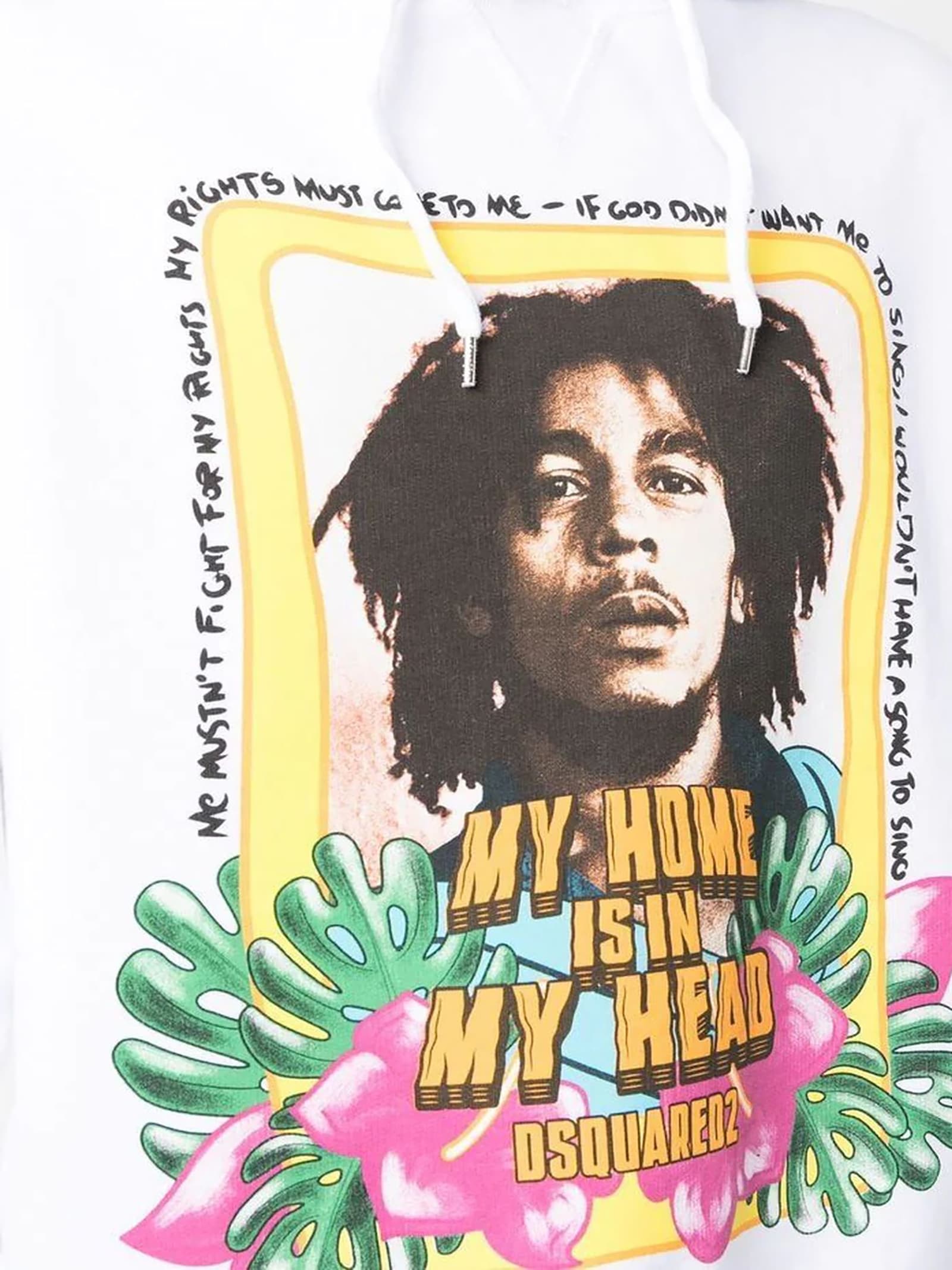 【送料&関税込】Dsquared2 Bob Marley Print Hoodie Dsquared2 Bob Marley Print Hoodie | italist