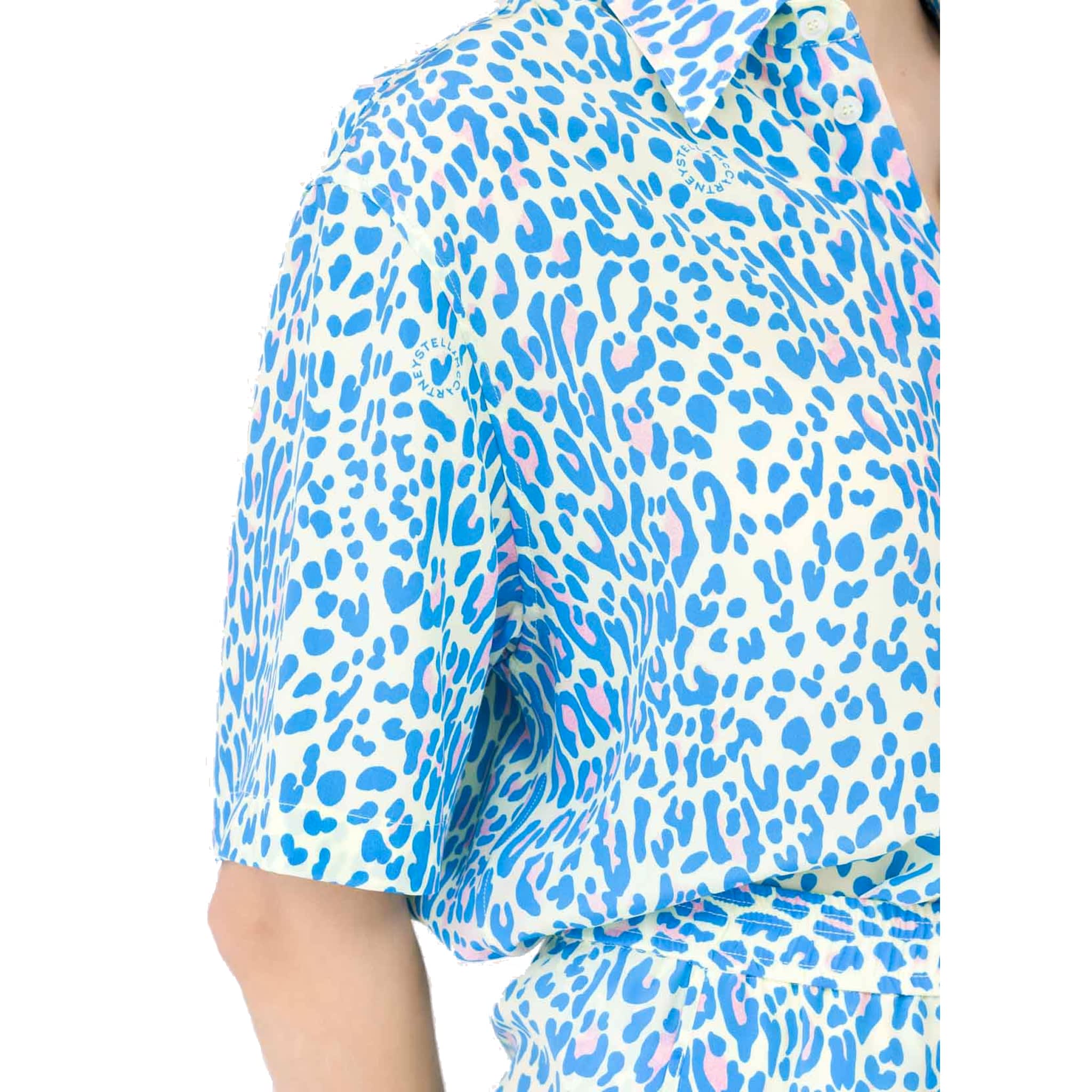 Tシャツ・カットソー Stella McCartney SS22 ANIMAL PRINT SHIRT (604374_STA308500) ADIDAS BY STELLA MCCARTNEY ANIMAL PRINT TRACK TOP, Splashs07