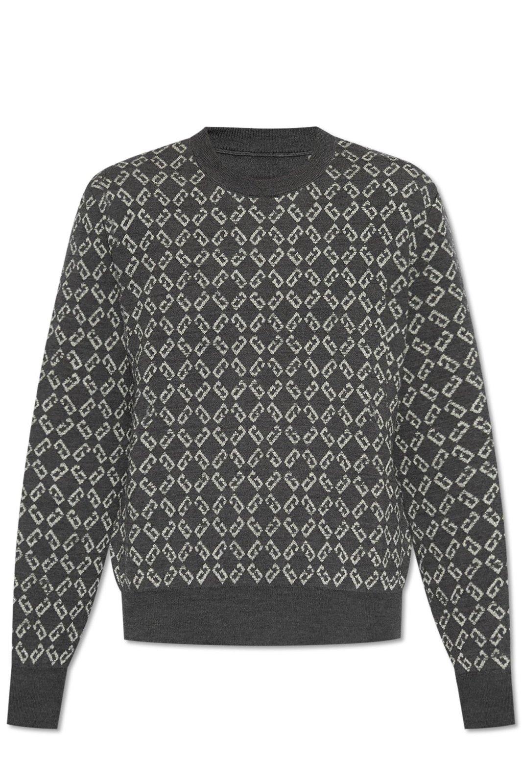 GIVENCHY| (BKU040K1SK 263) Givenchy Monogram 72 Kacquard Knit Sweater | italist, ALWAYS