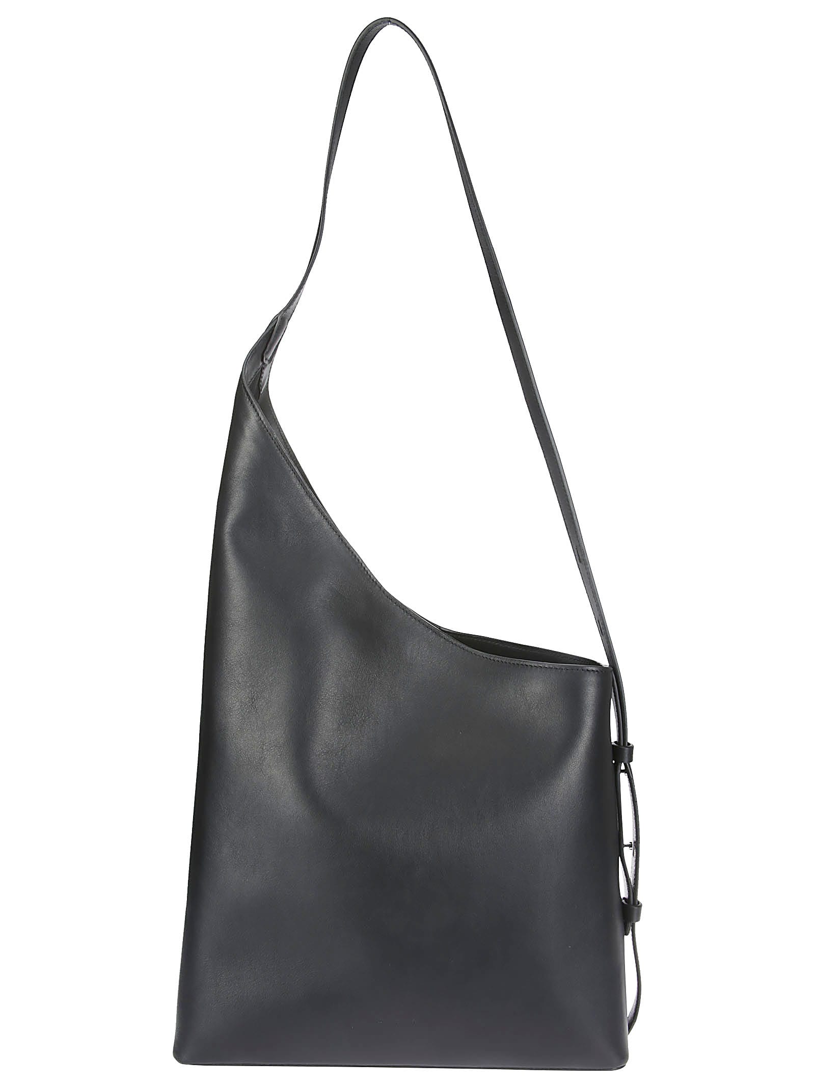 Buy AESTHER EKME Baguette Leather Shoulder Bag - Black At 40% Off