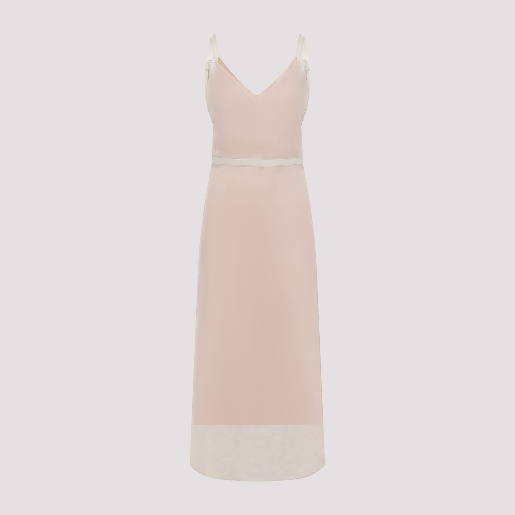 ワンピース CARVEN SS25 MIDI DRESS ORGANDI (6251K21412 PIVOINE) Carven Silk Long Dress | italist
