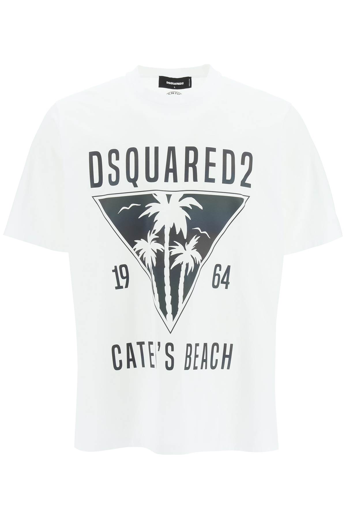 Tシャツ・カットソー D SQUARED2 T-SHIRT D2 CATENS BEACH Dsquared2 Catens Beach T-shirt | italist