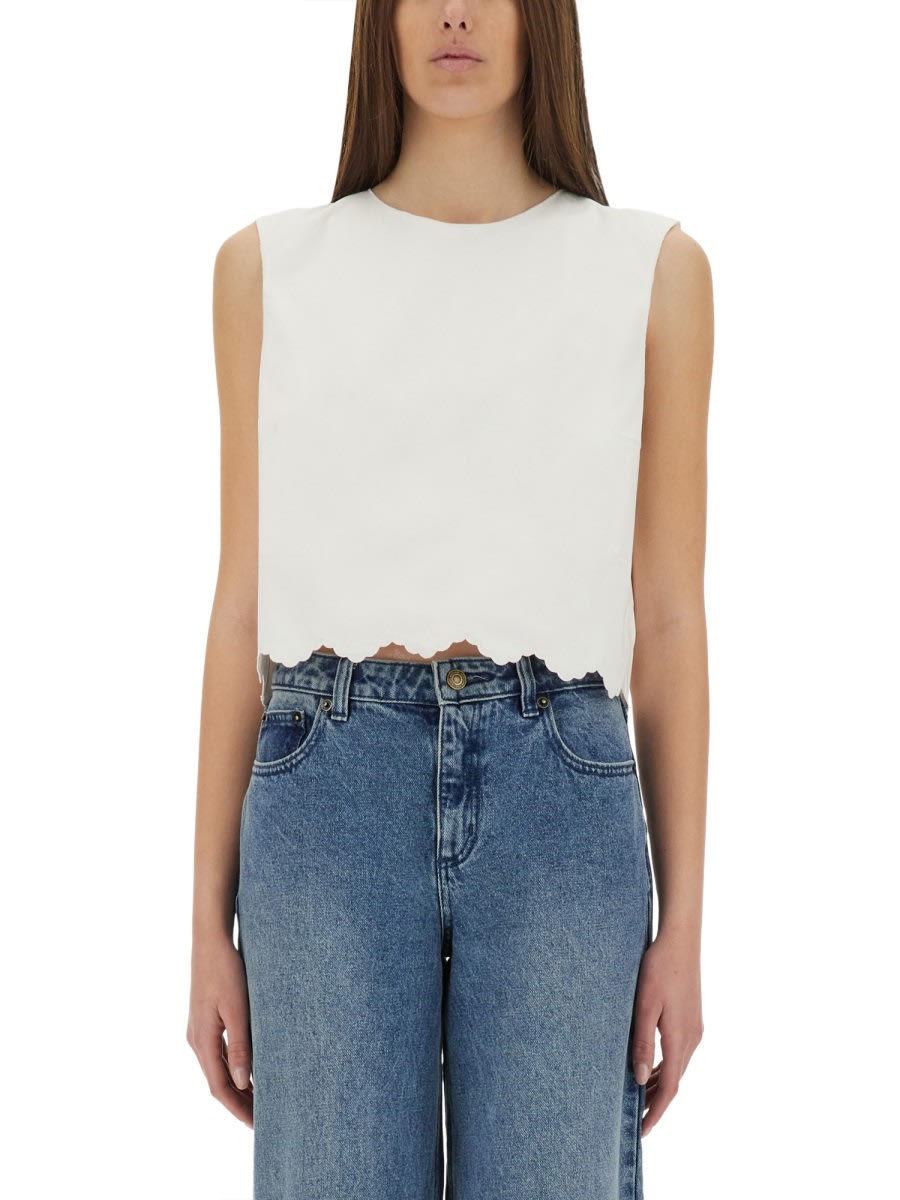 【送料&関税込】Patou Short Poplin Top 楽天市場】パトゥ Patou SHORT POPLIN TOP TO1600017001W Women