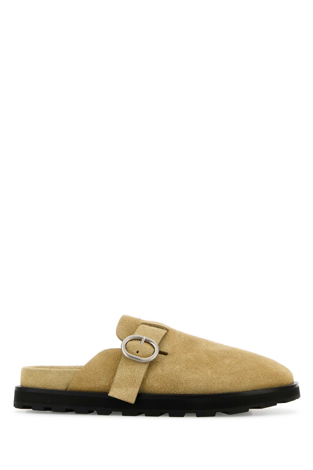 サンダル Jil Sander SS25 Beige suede slippers (J50WP0030P8213 217) Jil Sander Beige Suede Slippers | italist