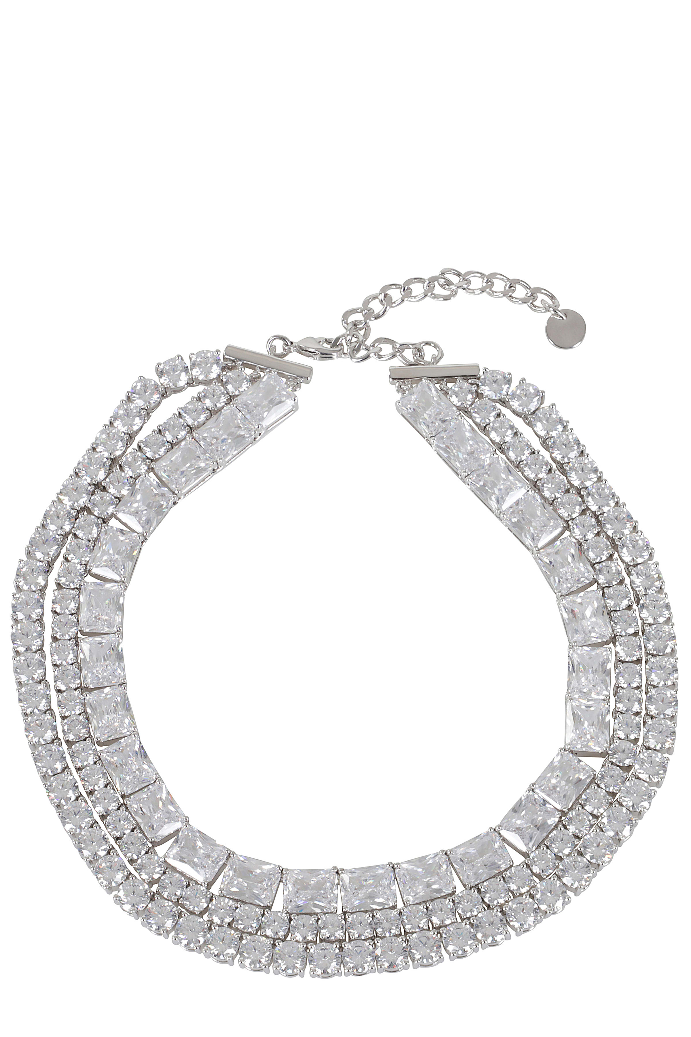 self-portrait Multi Crystal Choker | italist