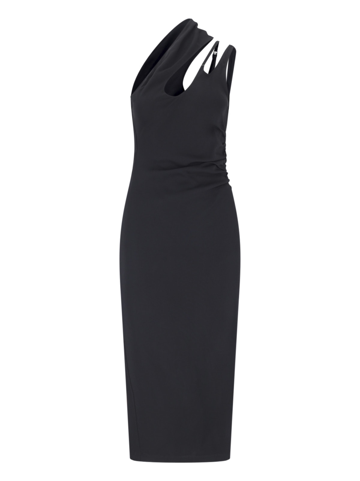 'asymmetric dress' midi dress