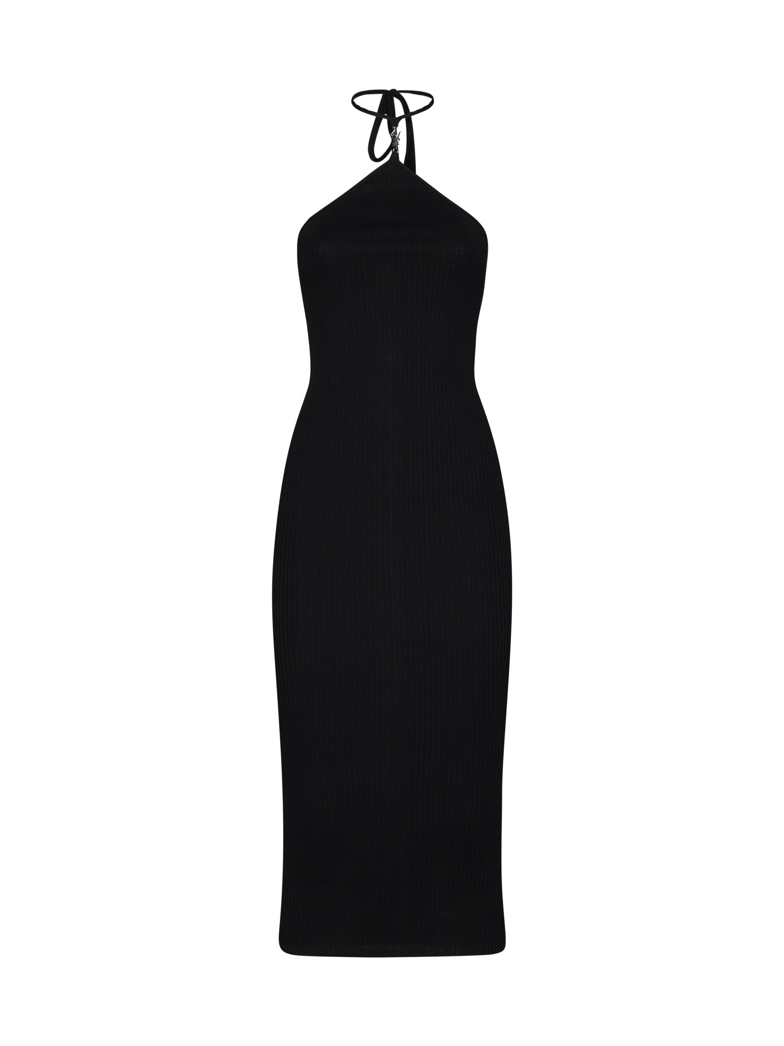 dress in black cotton