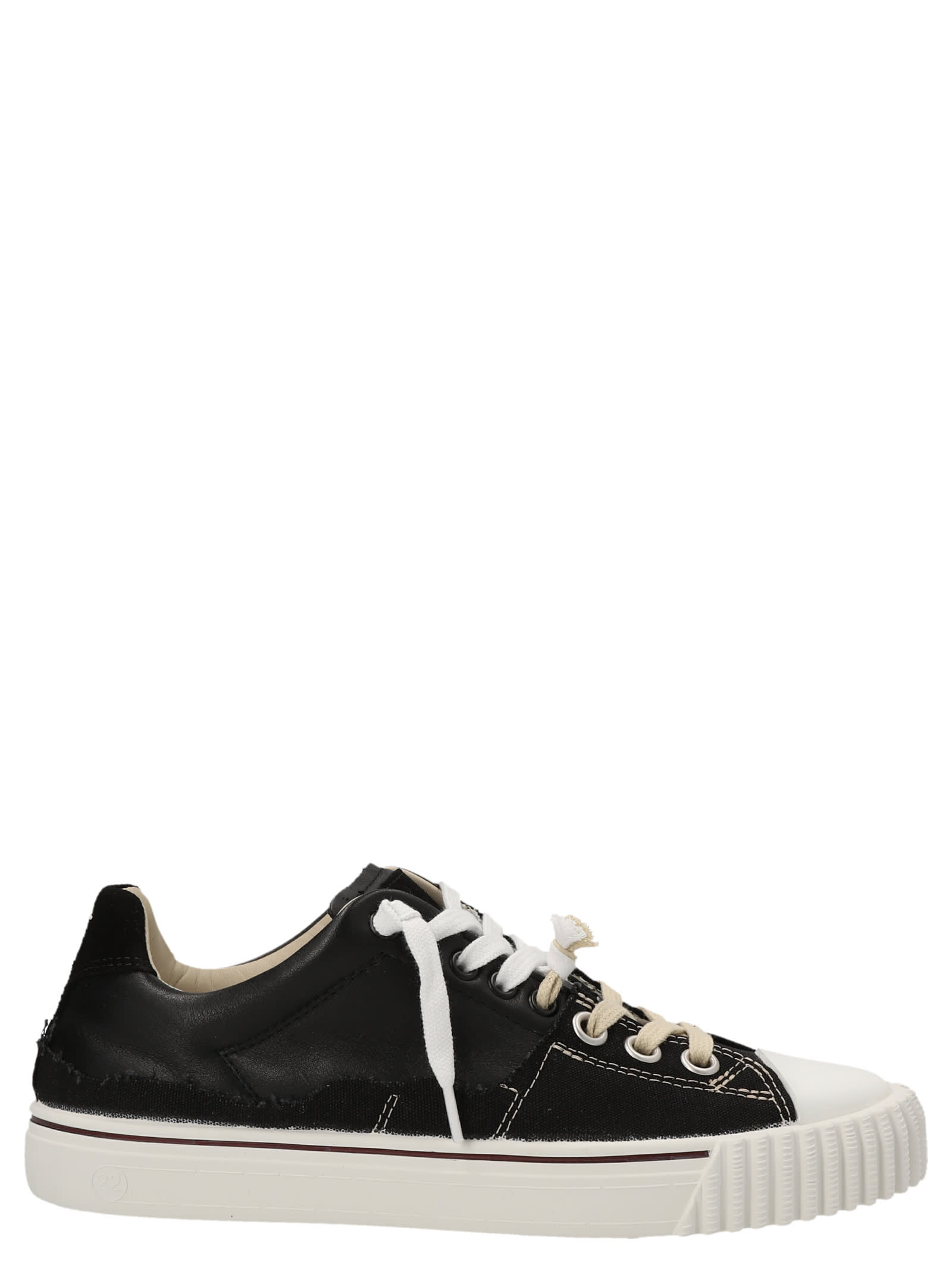 Maison Margiela New Evolution Lace-up Sneakers In Leather