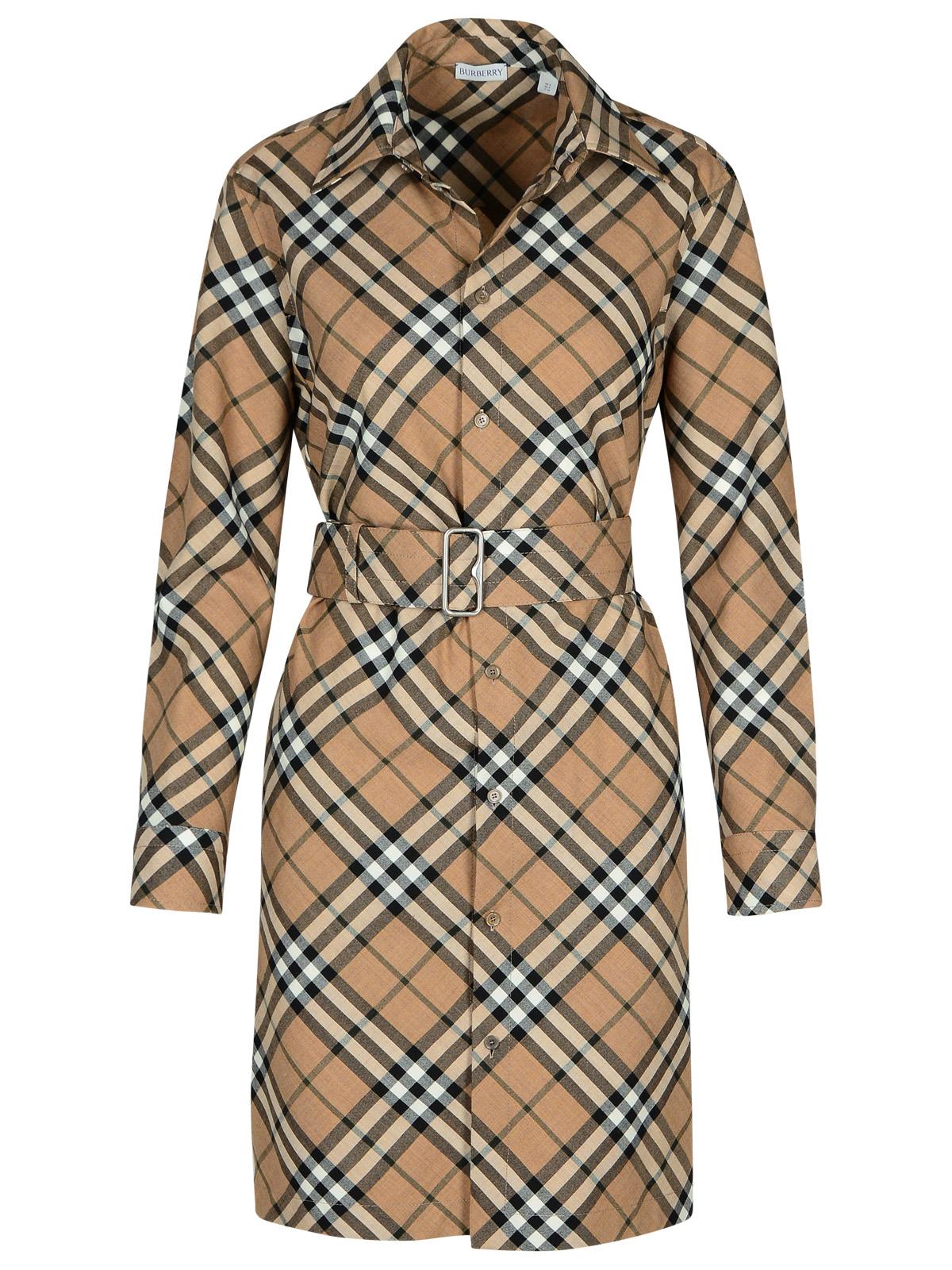 【関税＆送料込み】Burberry Check Wool Blend Dress B1CDBAFF-F7A4-4E35-9C1F-