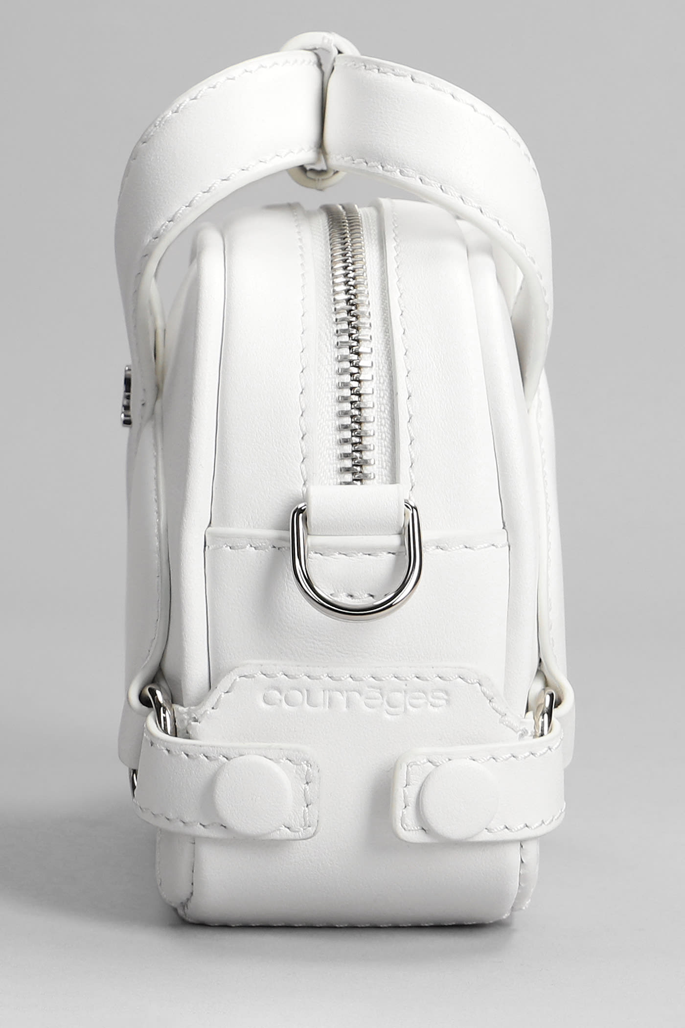 Courrèges Hand Bag In White Leather トートバッグ 通販 | italist