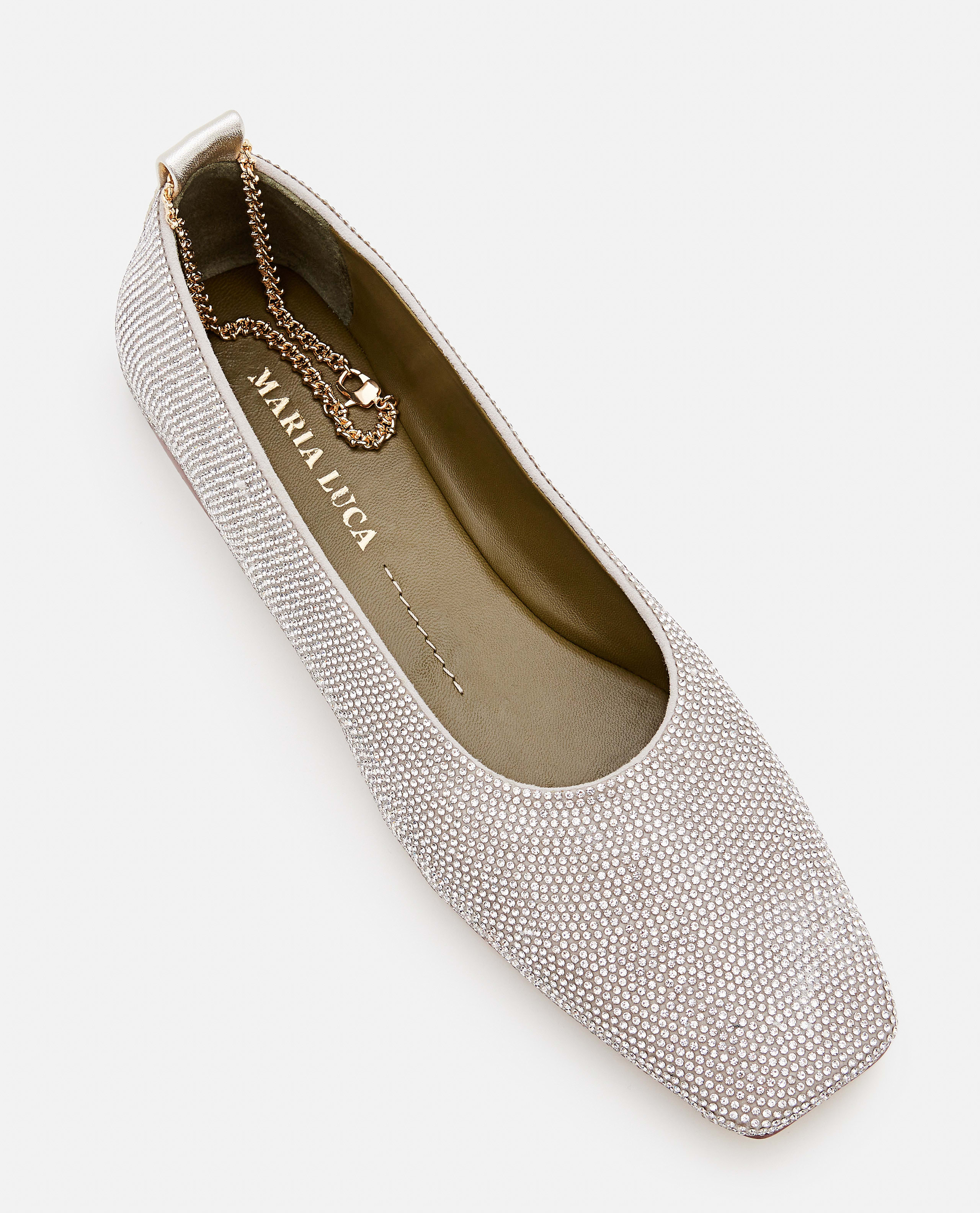 Maria Luca Augusta Strass Ballet Flat Shoes | italist