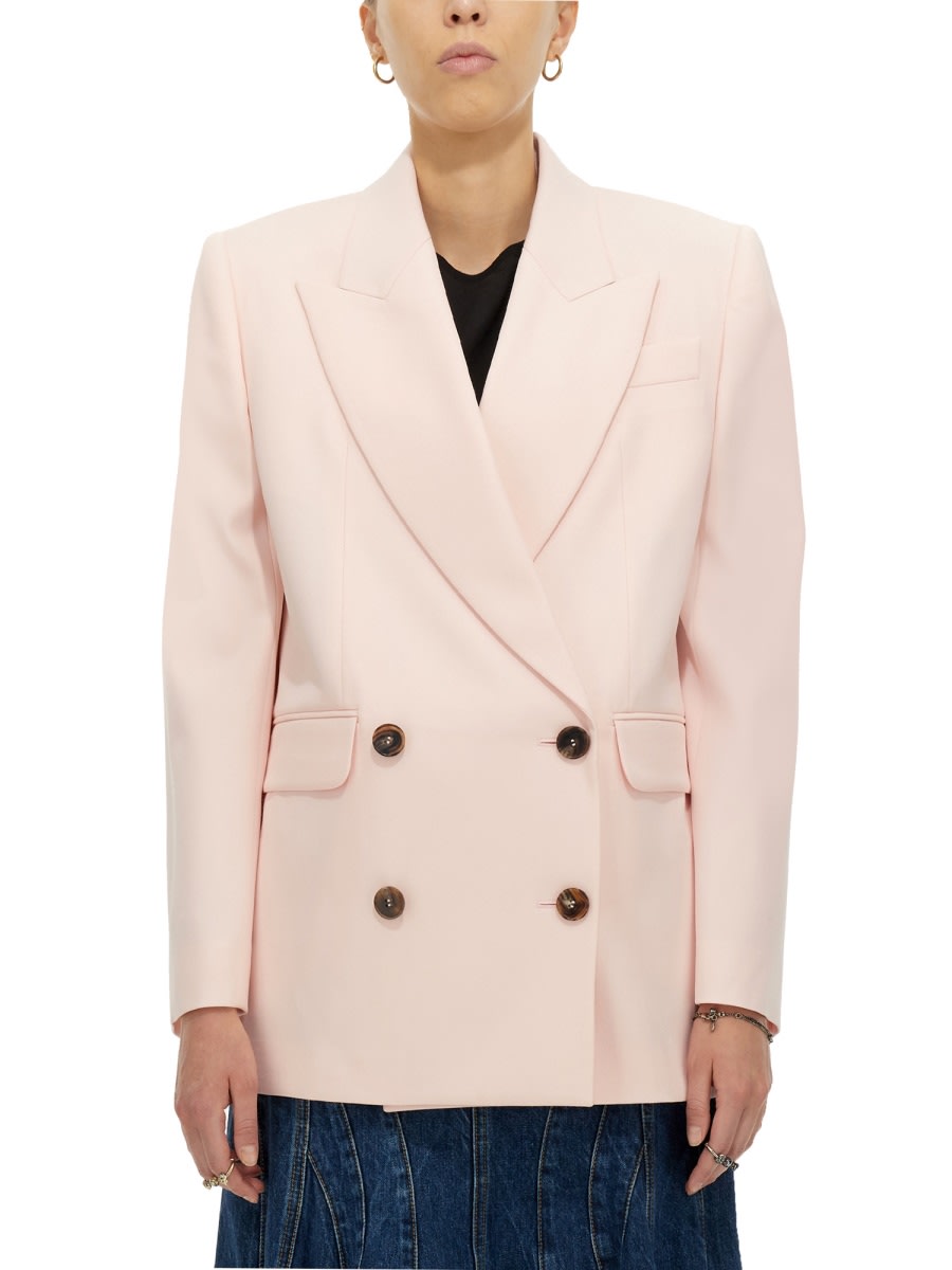 ジャケット alexander mcqueen DOUBLE-BREASTED JACKET (708182_QJAAC9066) ジャケット alexander mcqueen DOUBLE-BREASTED JACKET