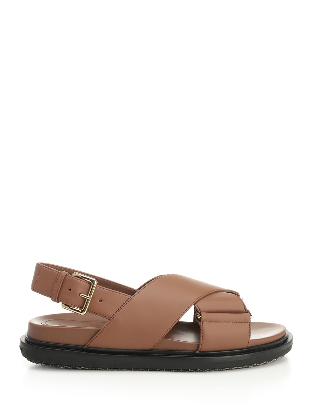 VIP【関税送料無料】希少 Marni Brown leather Footbed Marni Brown Leather