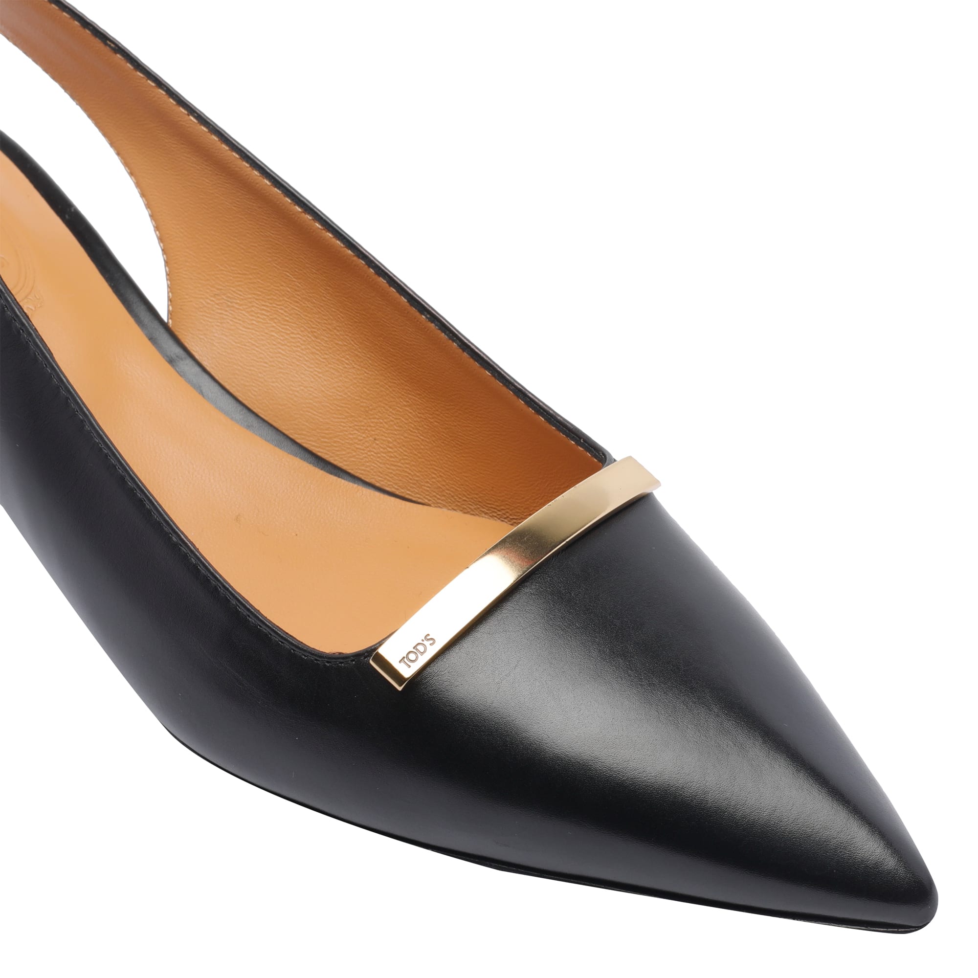 サンダル・ミュール TOD'S Slingback Leather Decollete TOD'S Slingback Leather Decollete (TOD'S/サンダル・ミュール