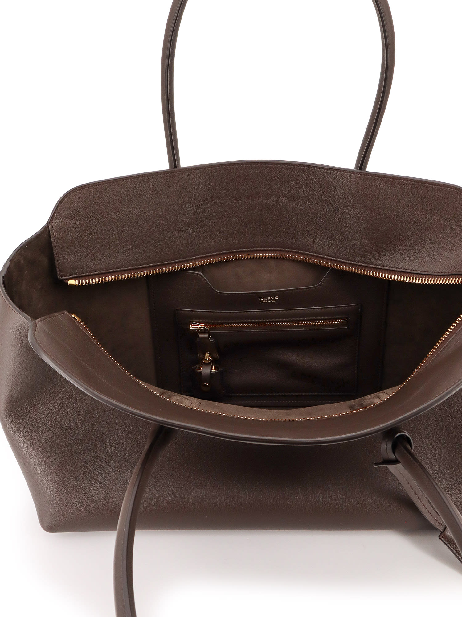 TOM FORD JW100ACR001X3YN14 関税送料込 Tom Ford Leather Shoulder Bag With Logo | italist