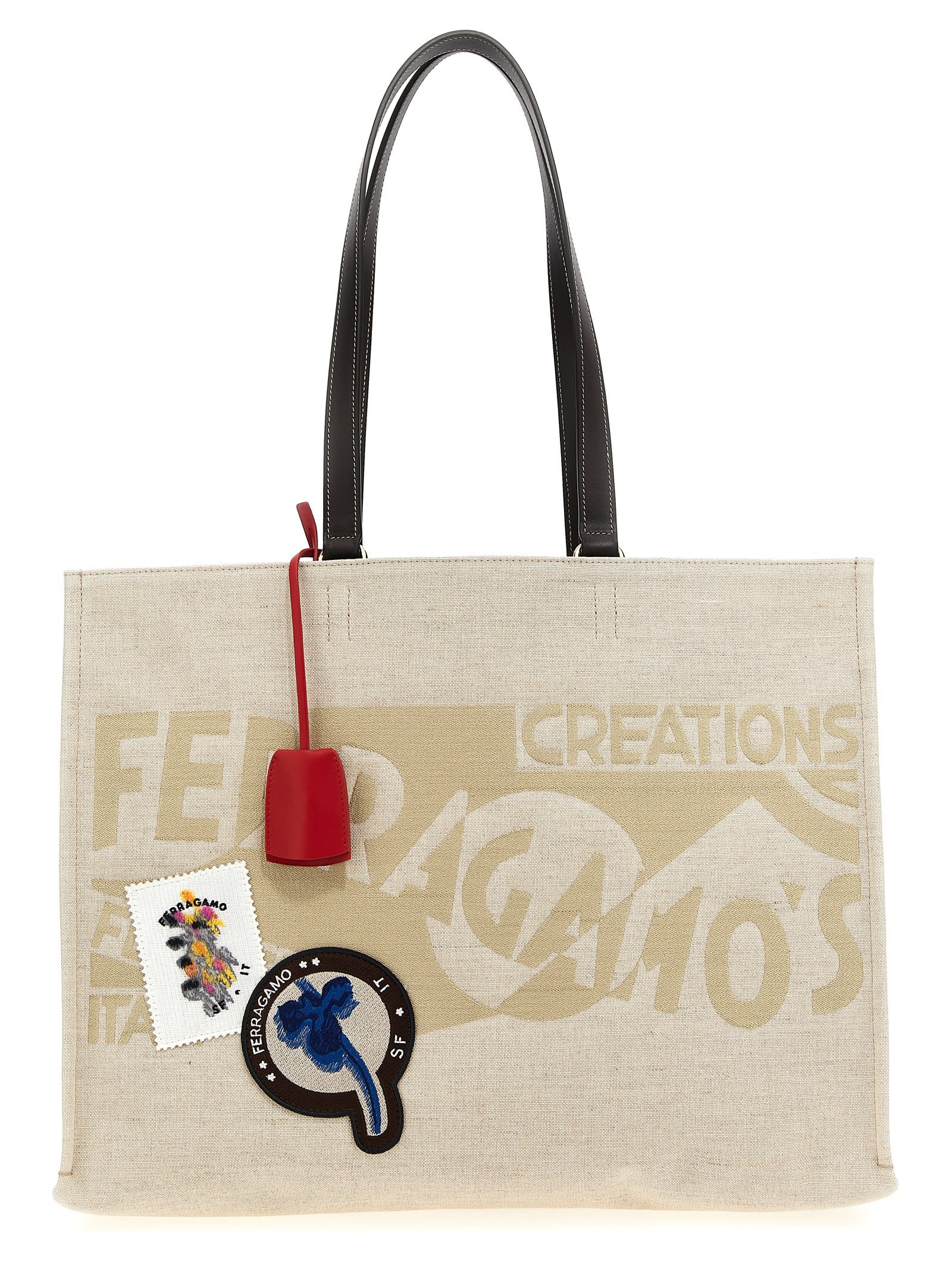【関税込み】FERRAGAMO TOTE BAG L' SHOPPING BAG Ferragamo 'tote Bag L' Shopping Bag | italist