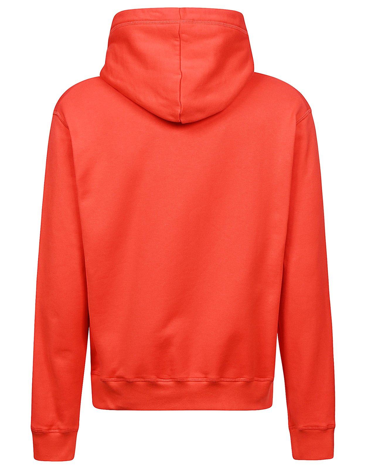 Dsquared2 Logo Printed Drawstring Hoodie | italist