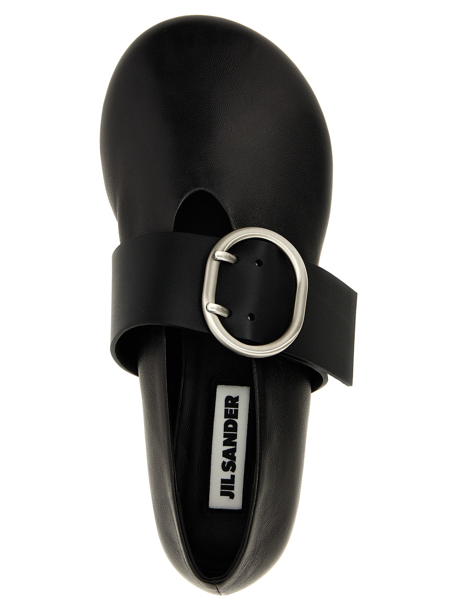 Jil Sander Buckle Ballet Flats | italist