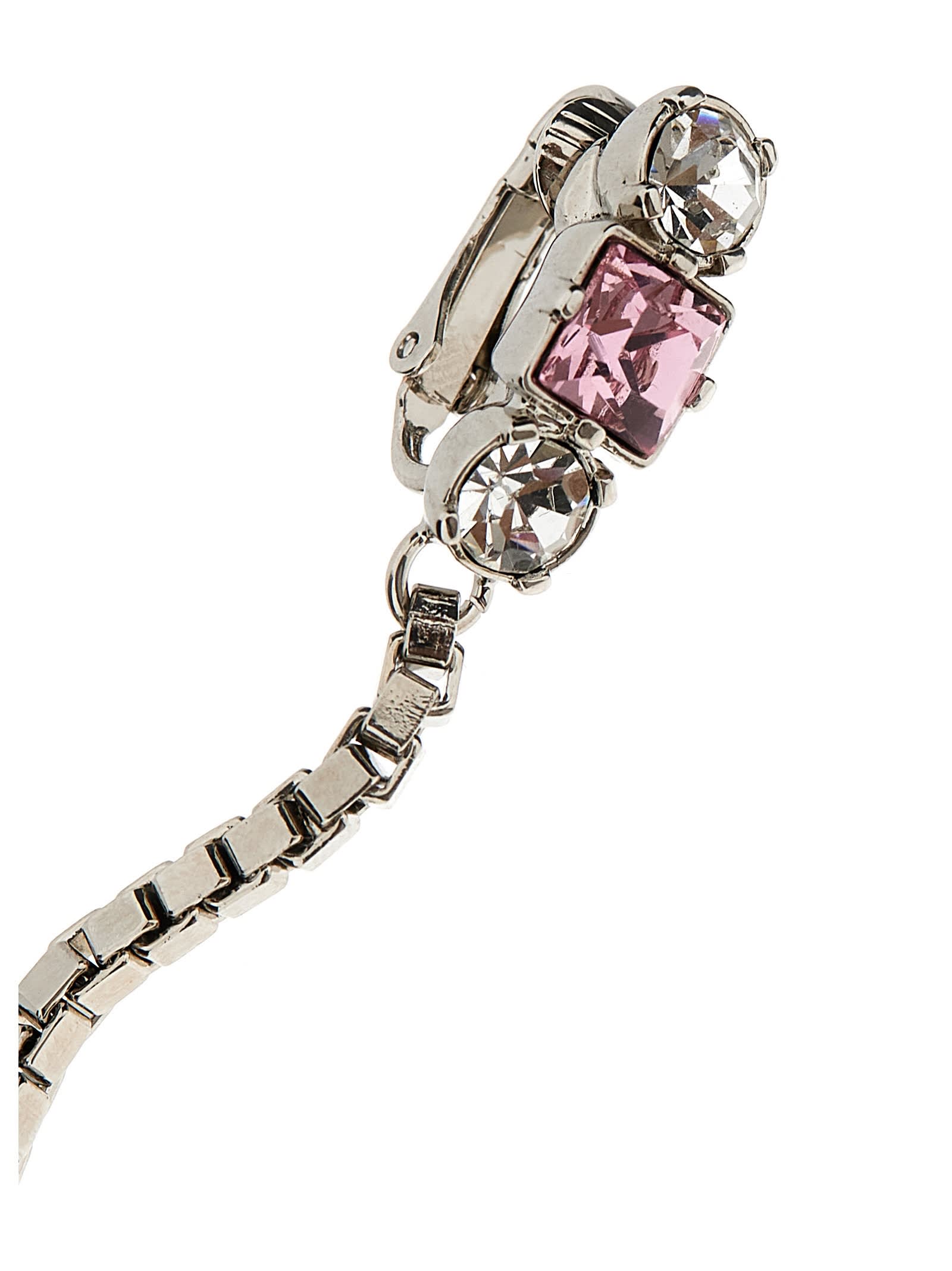 Dsquared2 Bow Crystal Long Earrings | italist