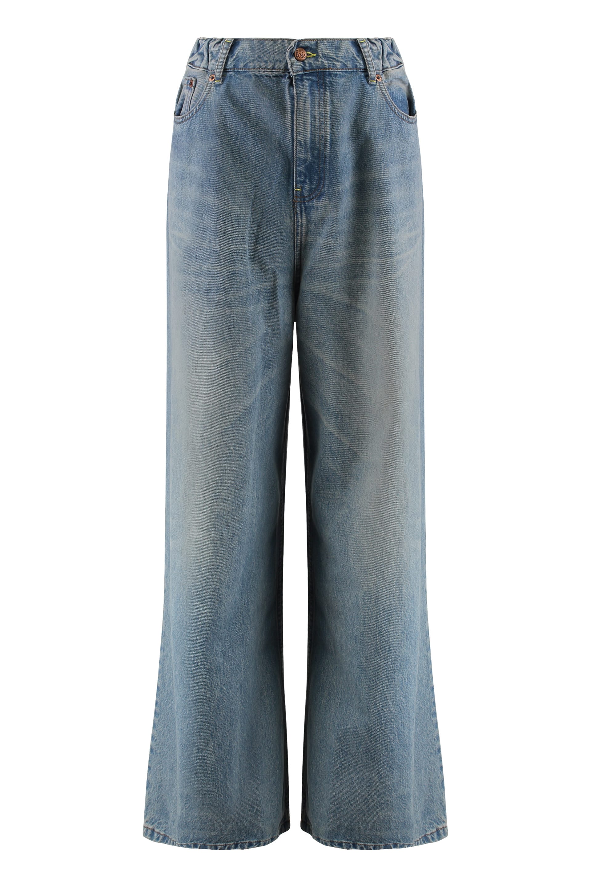 デニム・ジーパン LOIS JEANS SS25 Grey denim wide-leg jeans (27827574 L34) Grey denim wide-leg jeans – G&B