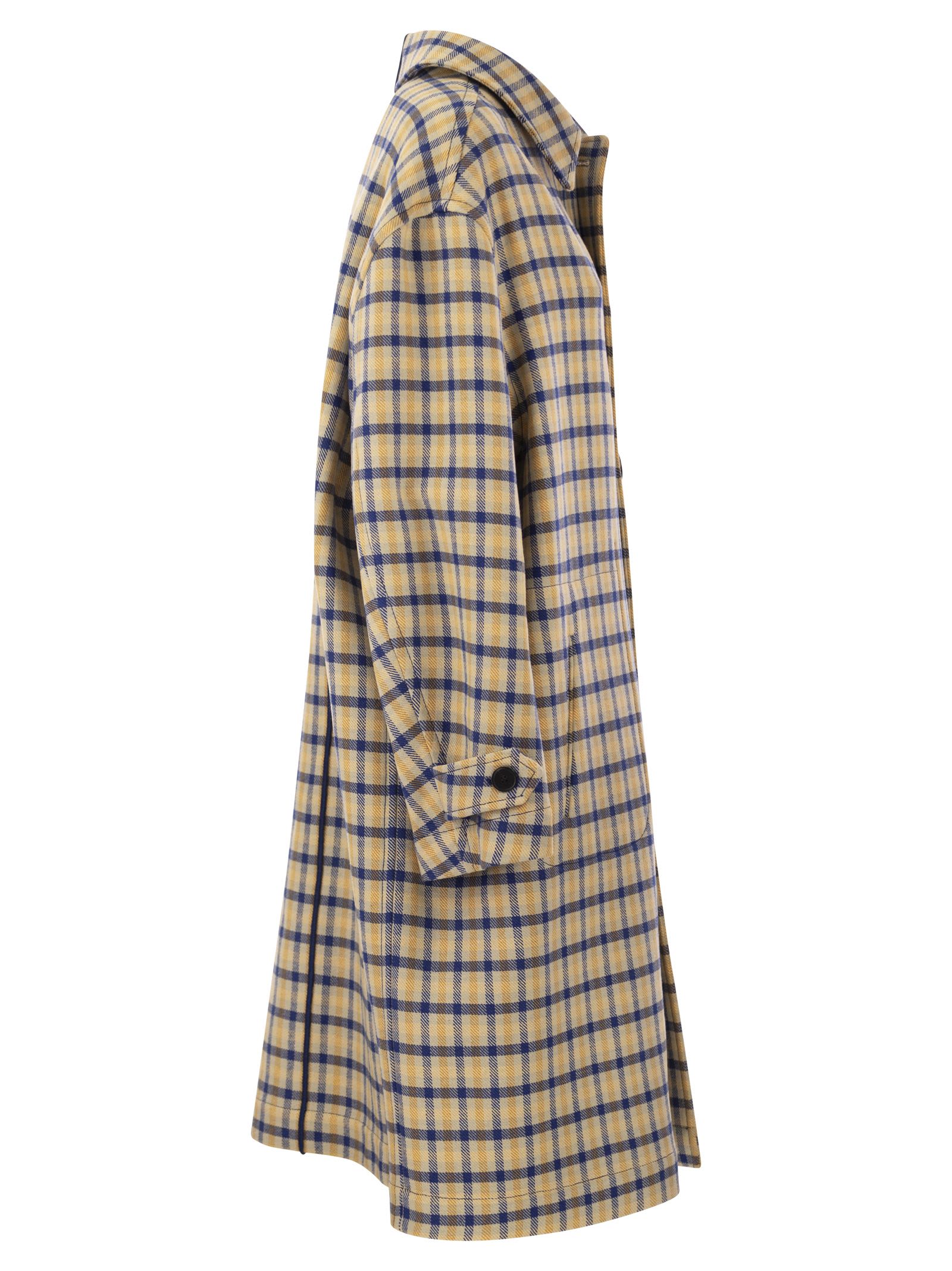 【関税＆送料込み】Marni Reversible Wool Coat With Check Pa MARNI Belted embroidered wool coat | THE OUTNET