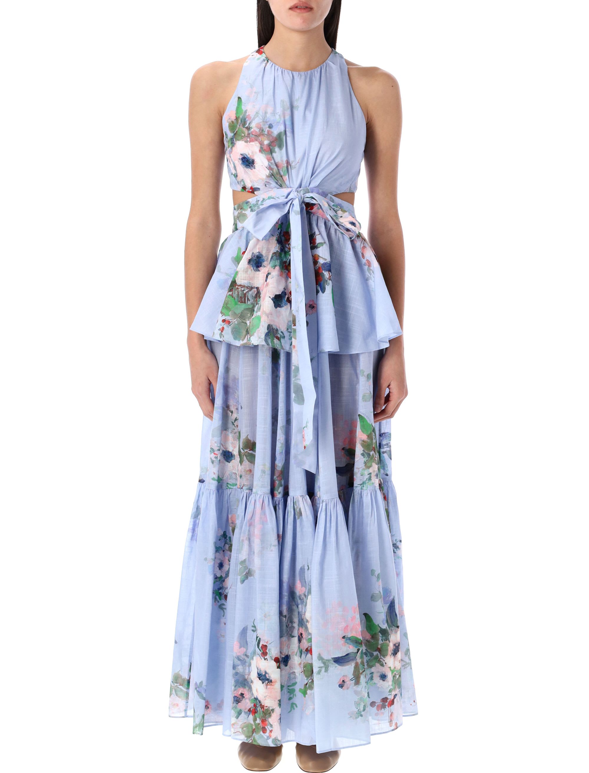 Zimmermann Everly Draped Bow Long Dress | italist