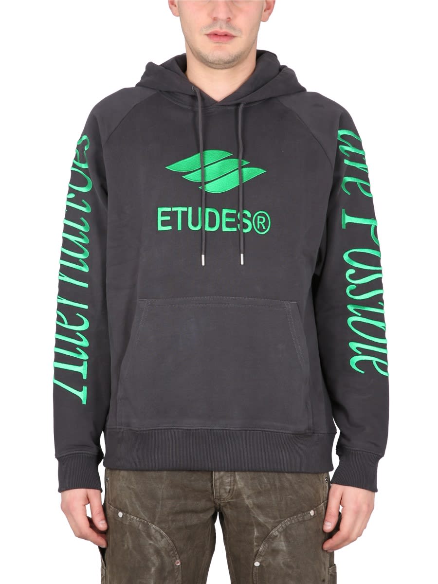 【関税&送料込】Etudes Sweatshirt With Logo Embroidery Études Sweatshirt With Logo Embroidery | italist